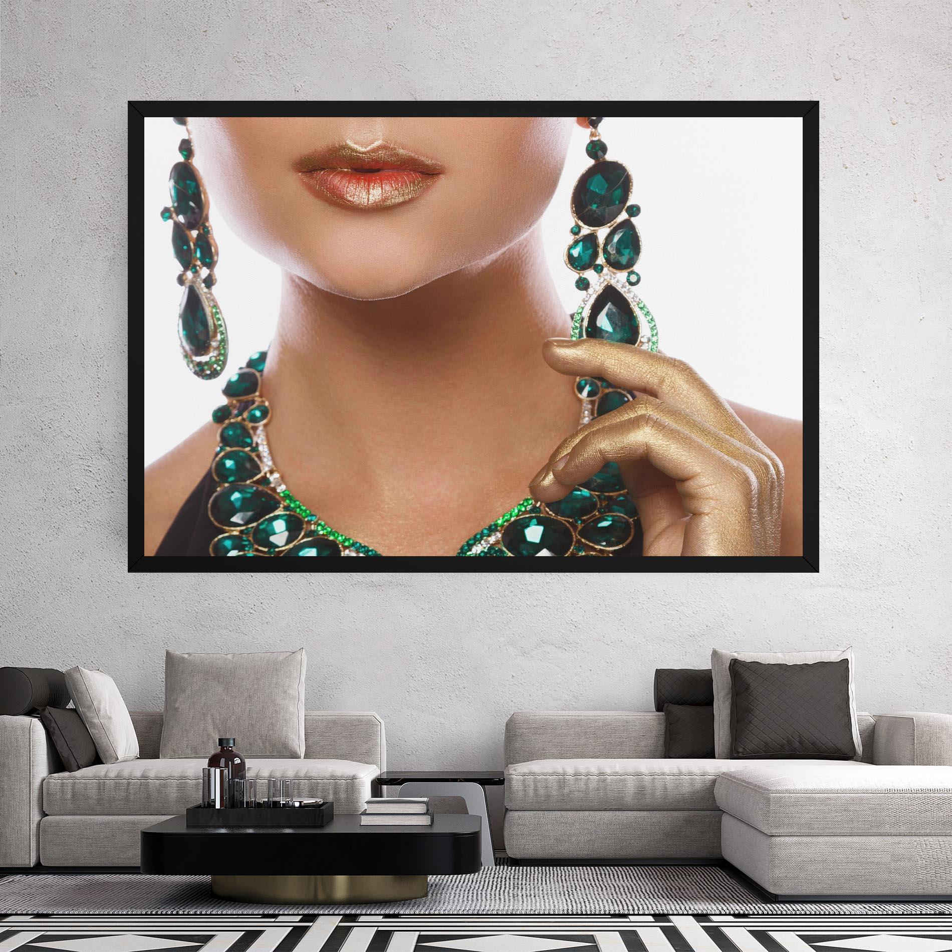 Leinwandbild Green Accessory mockup 2