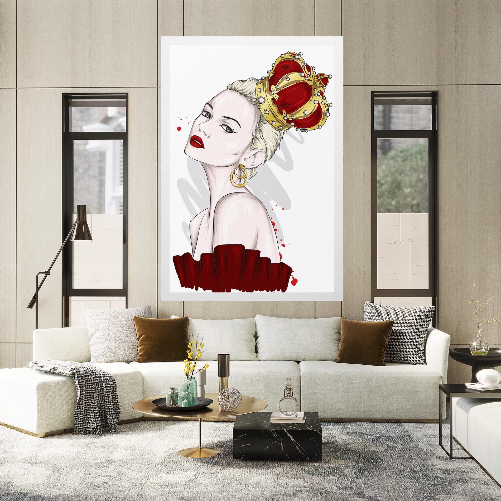 Big Red Crown mockup 2