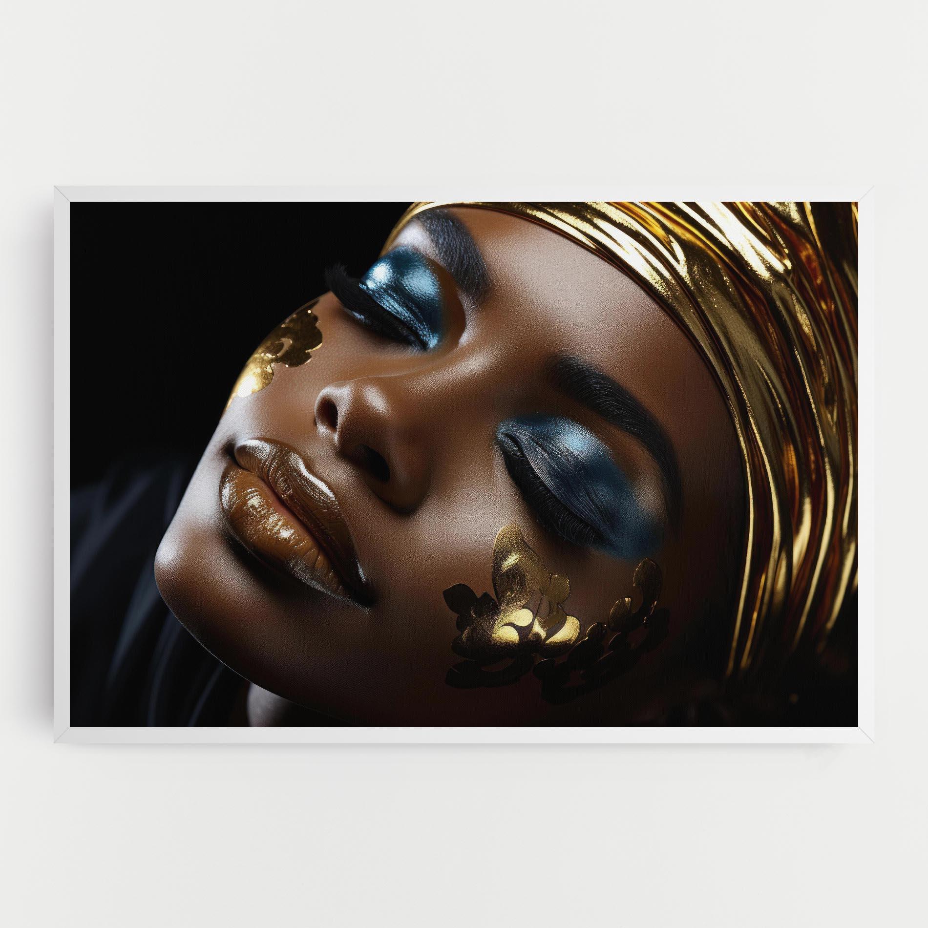 Leinwandbild Dark Blue Makeup mockup 0