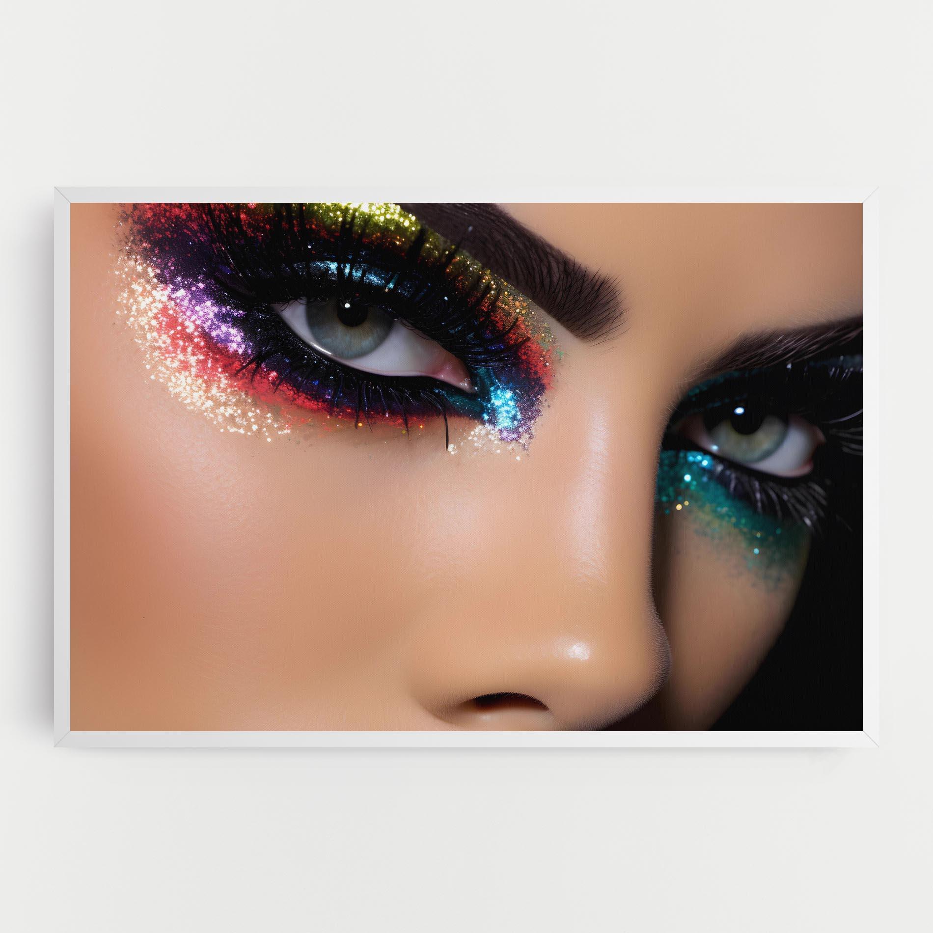 Leinwandbild Feminine Makeup Model mockup 0