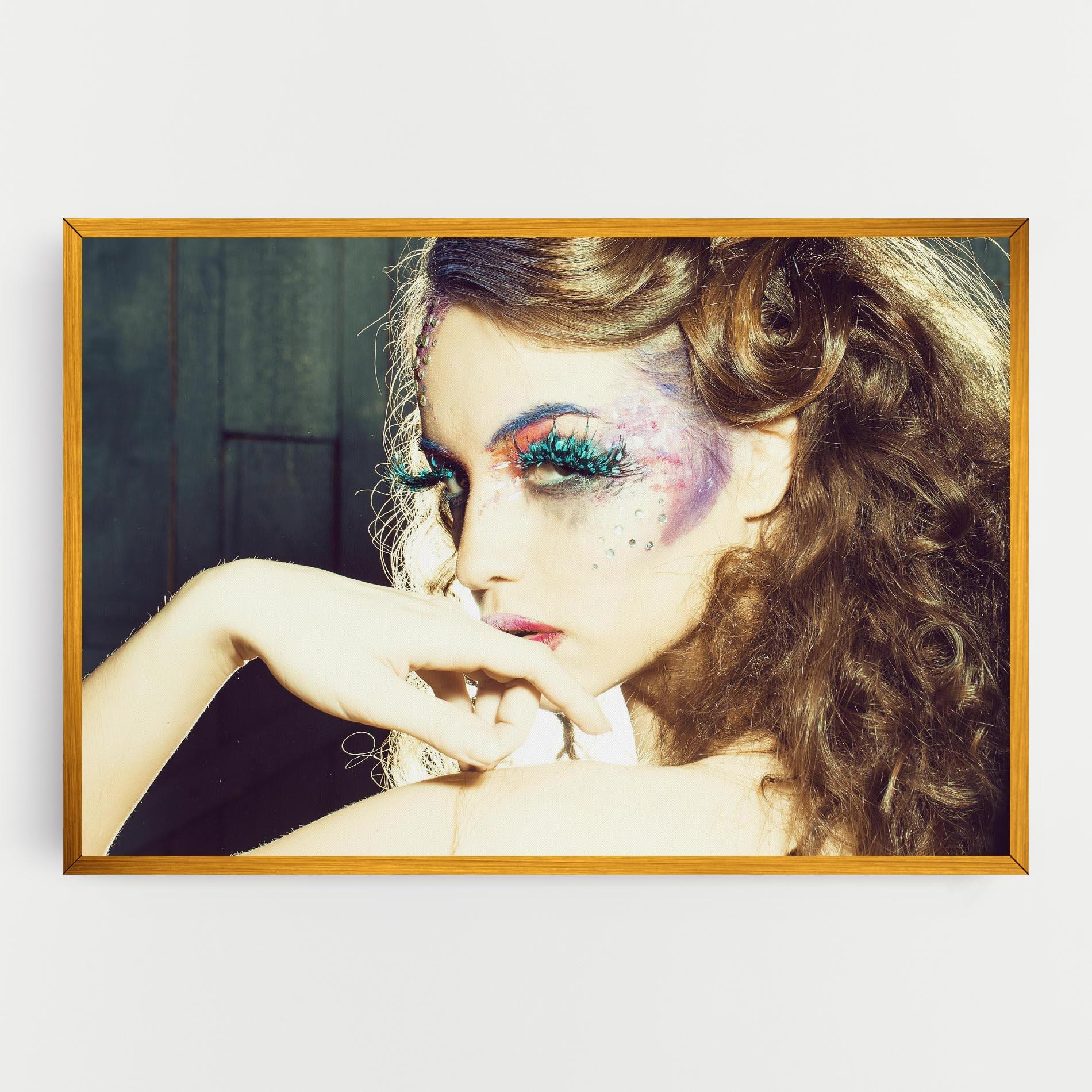 Leinwandbild False Feather Eyelashes mockup 0