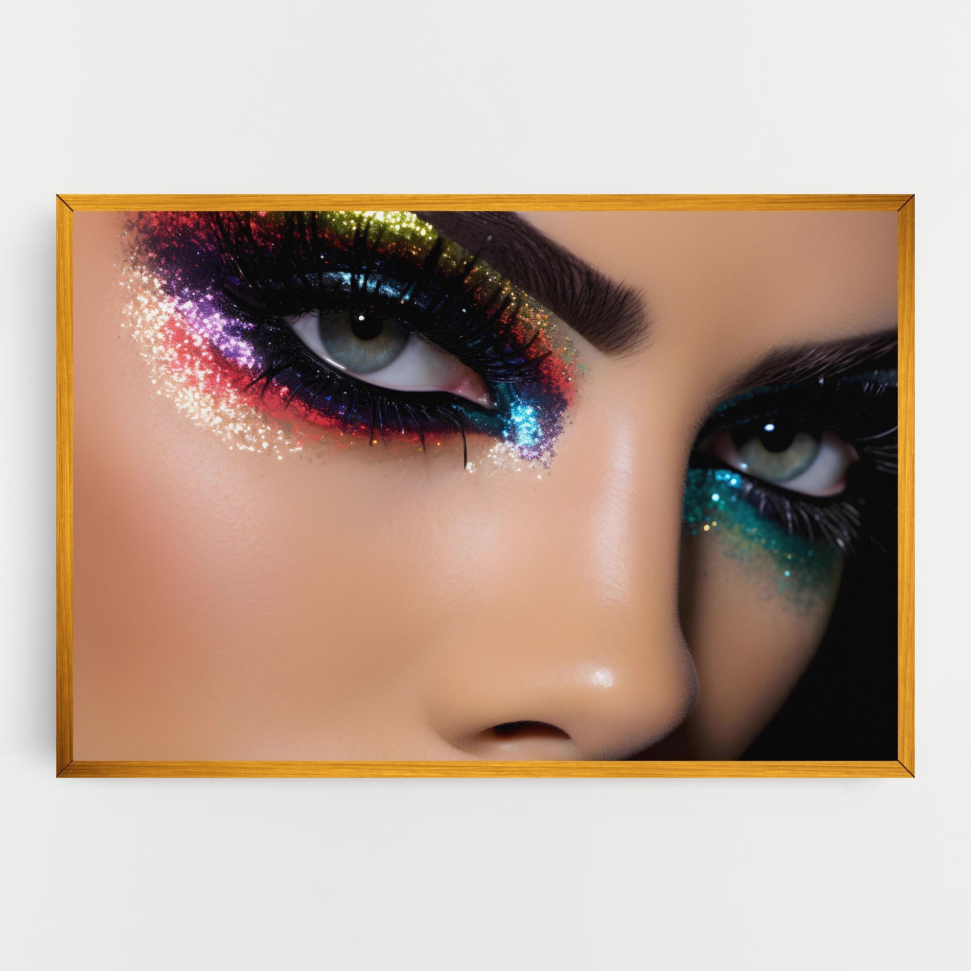 Leinwandbild Feminine Makeup Model mockup 0