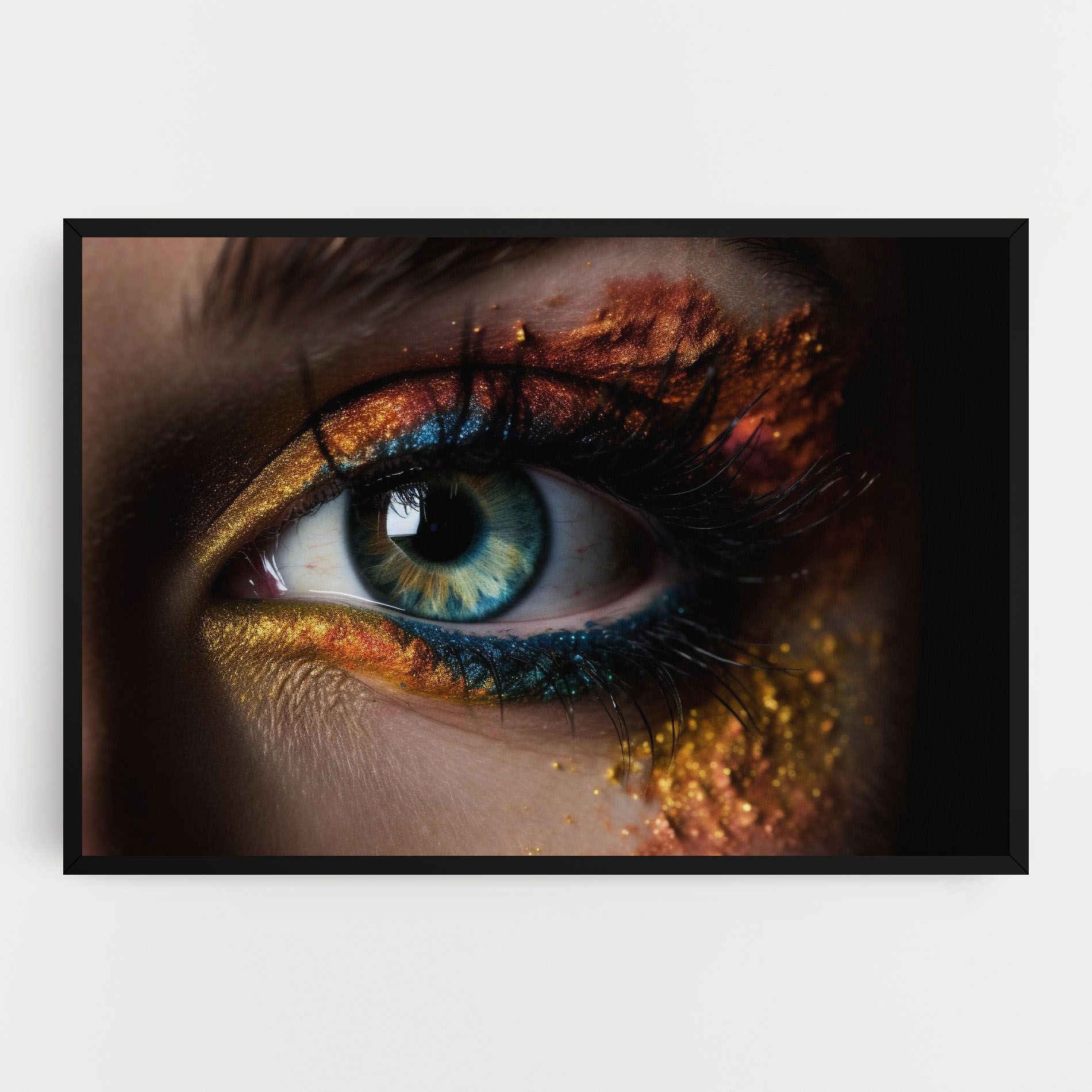 Blue Green Eye Makeup mockup 0