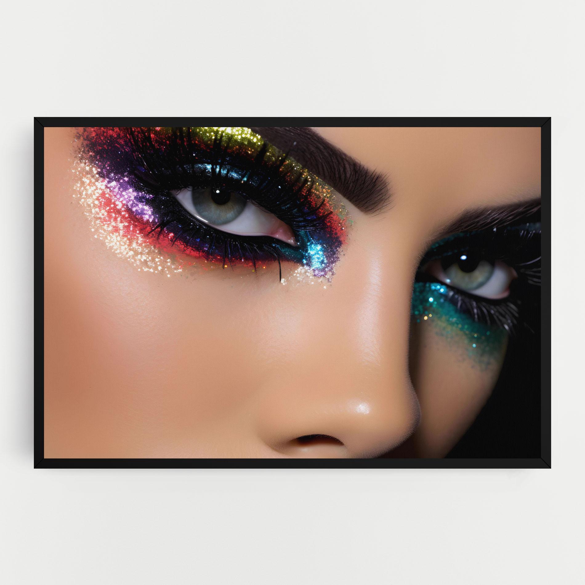 Leinwandbild Feminine Makeup Model mockup 0