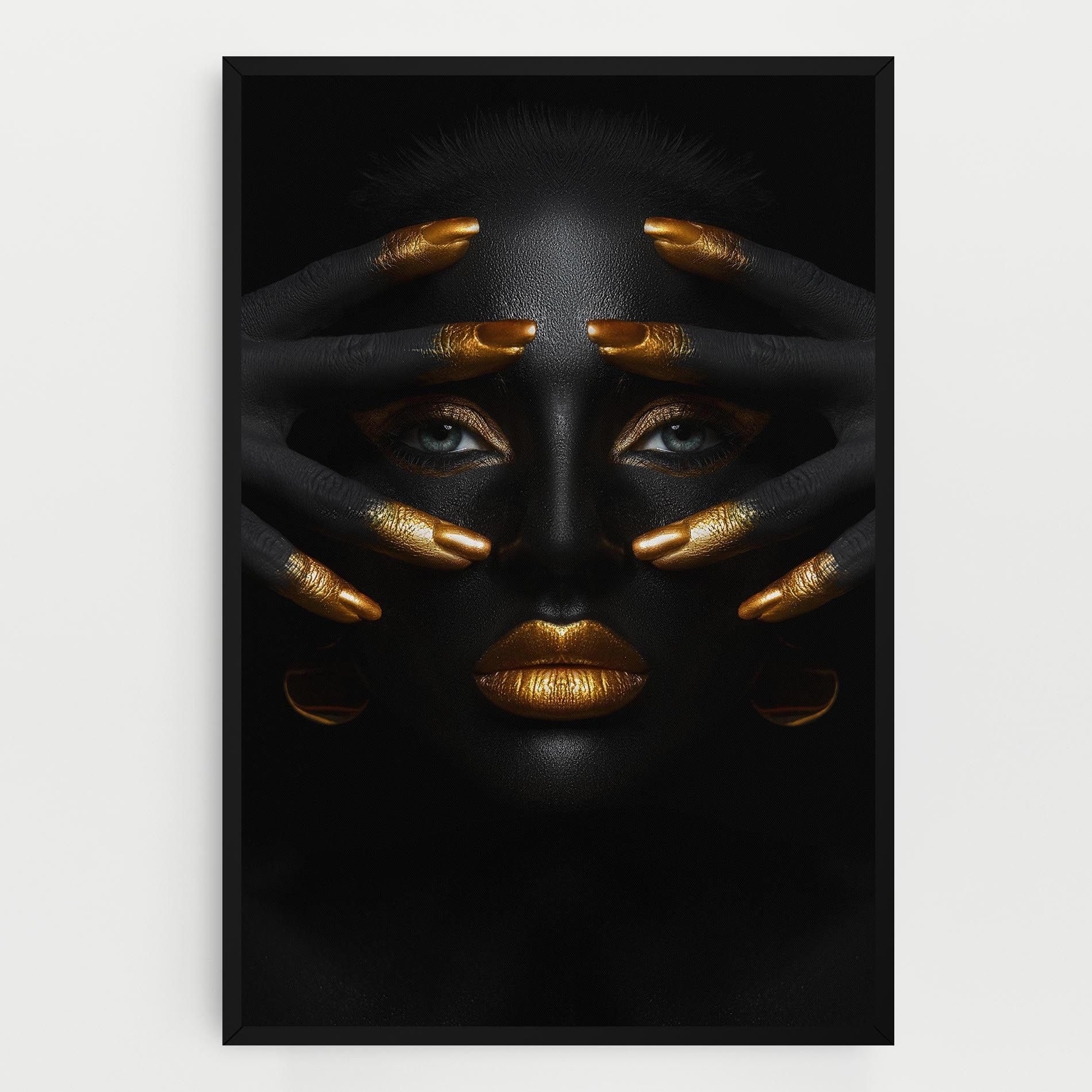 Gold Makeup Fingertips mockup 0