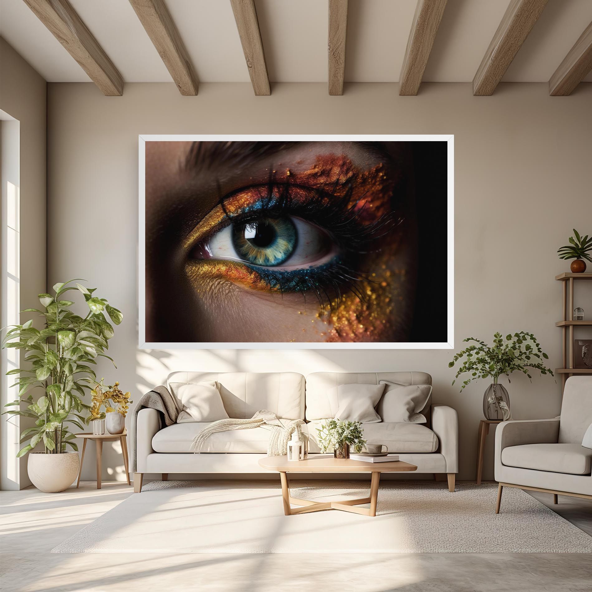 Blue Green Eye Makeup mockup 6