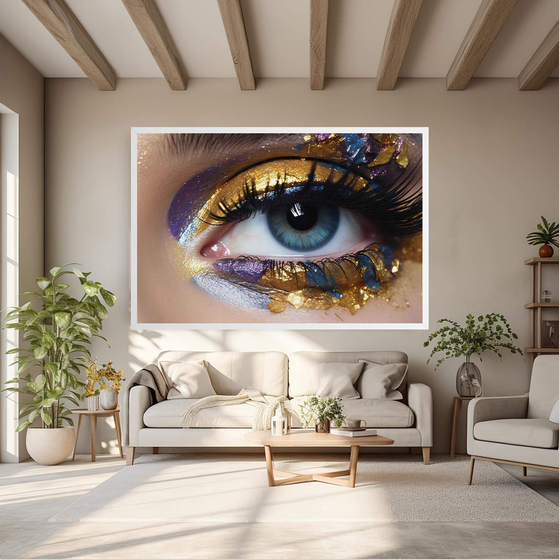 Golden Purple Make Up mockup 6