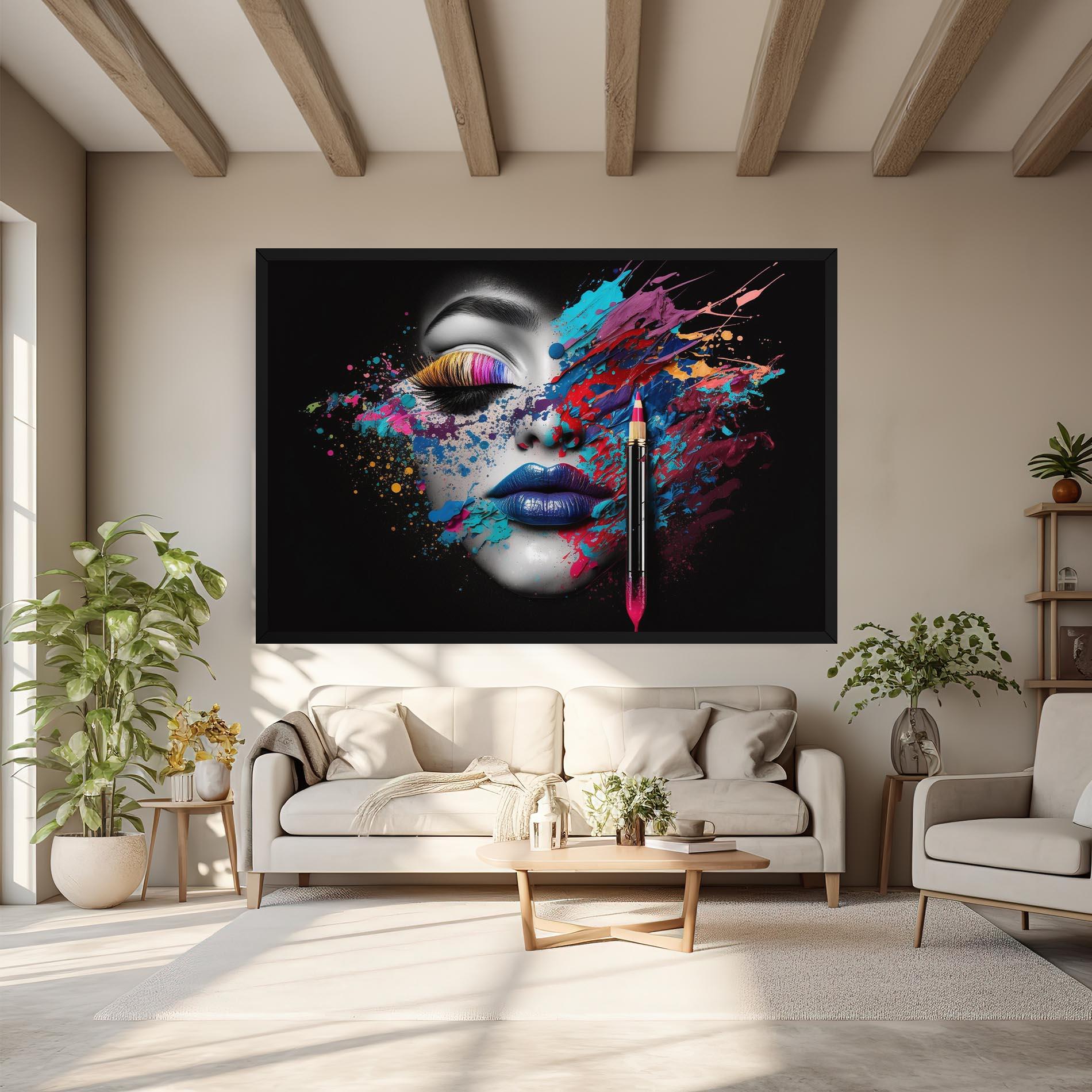 Leinwandbild Cosmetology Concept mockup 6