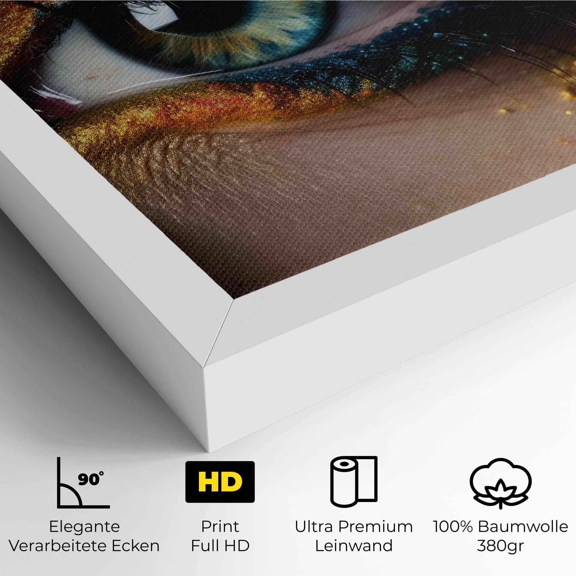 Blue Green Eye Makeup mockup 4