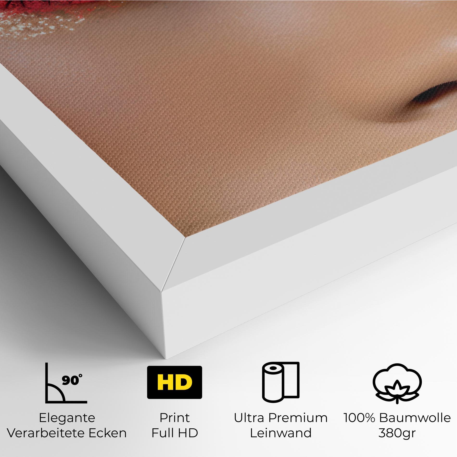 Leinwandbild Feminine Makeup Model mockup 4