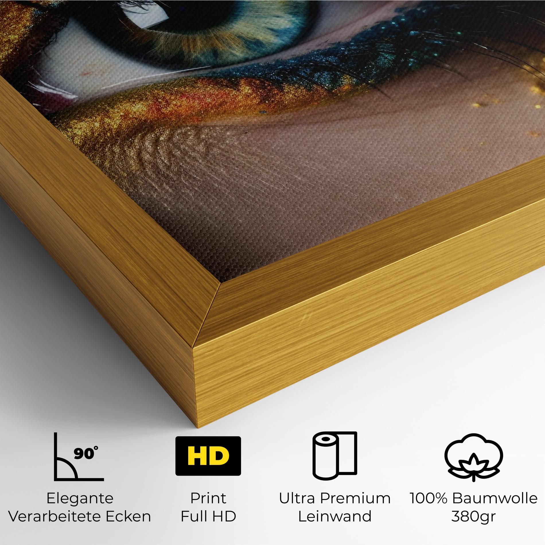 Blue Green Eye Makeup mockup 4