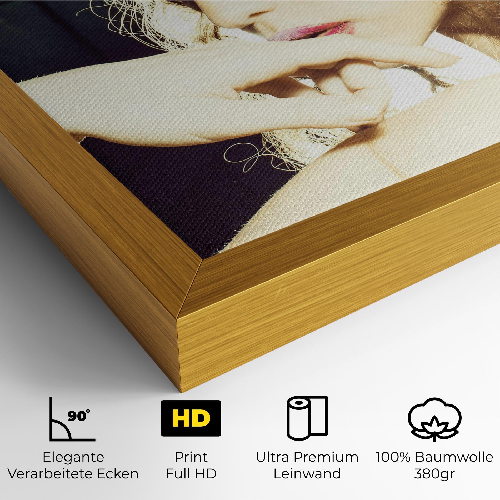 Leinwandbild False Feather Eyelashes mockup 4