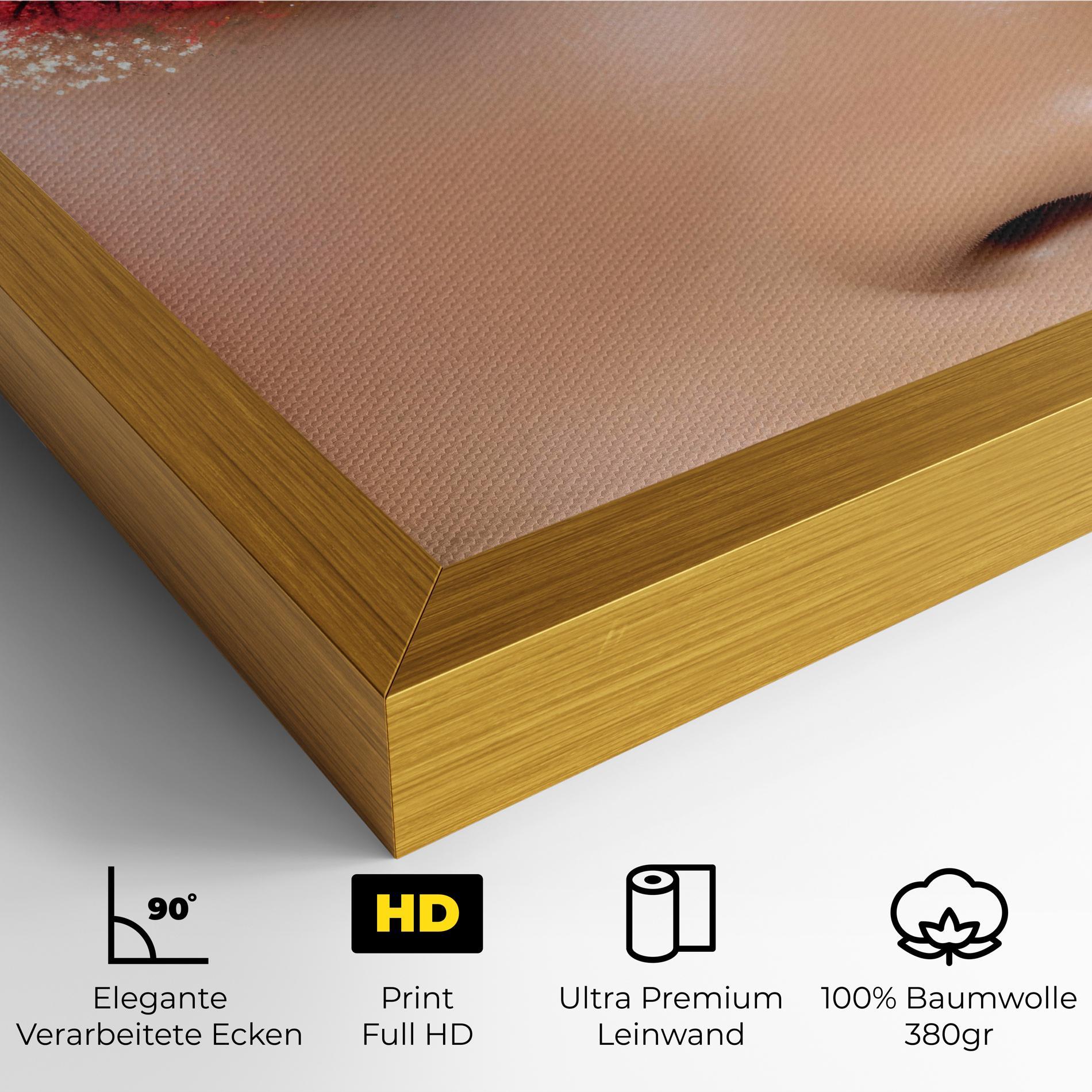 Leinwandbild Feminine Makeup Model mockup 4