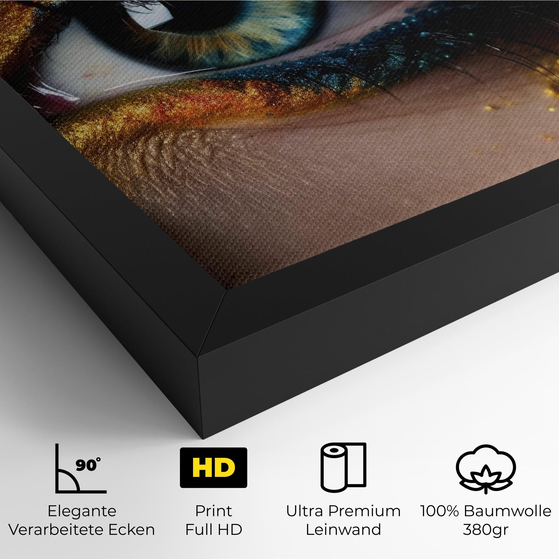 Blue Green Eye Makeup mockup 4