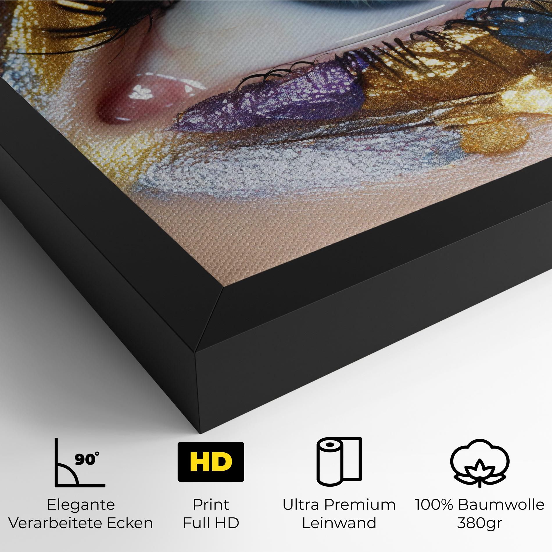 Golden Purple Make Up mockup 4