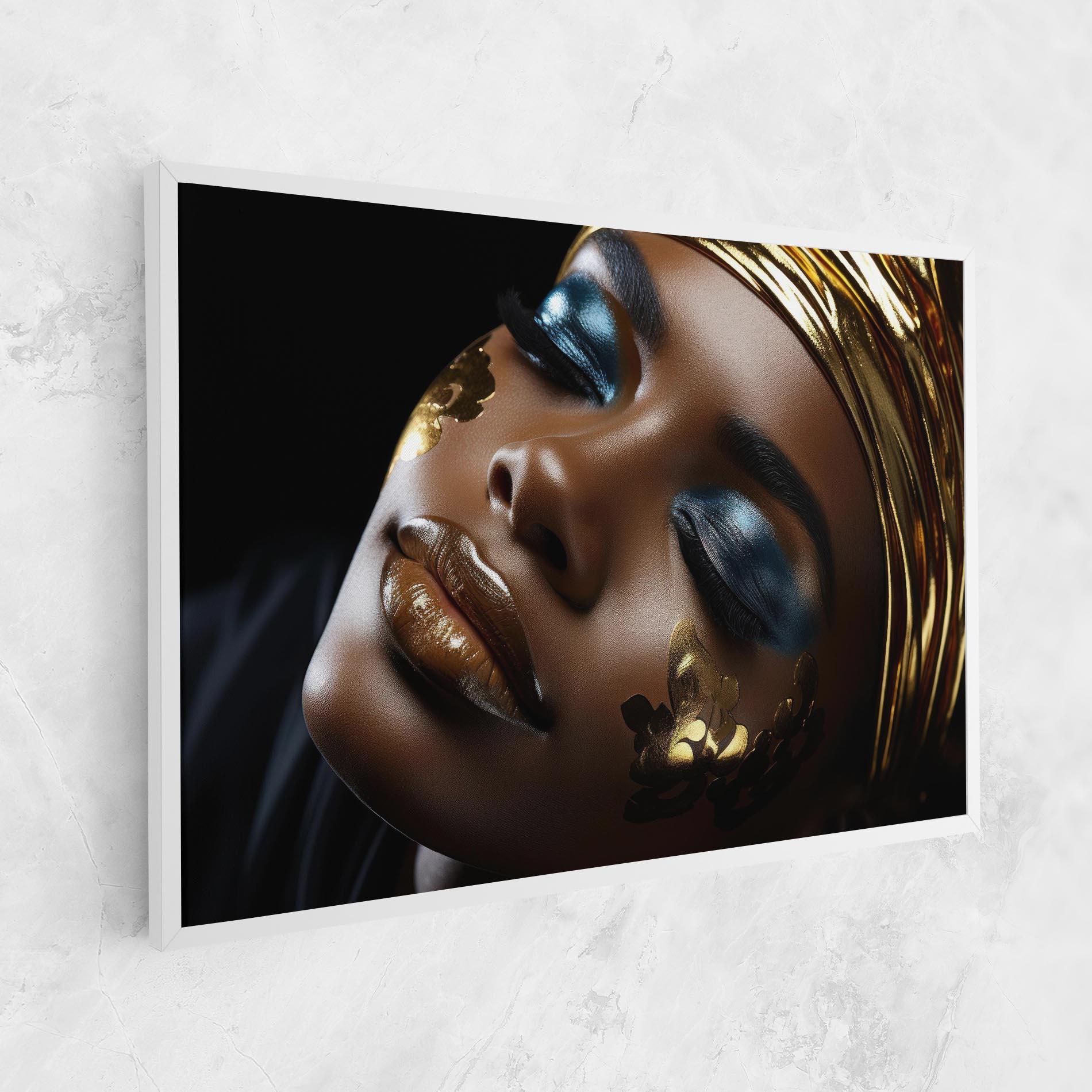 Leinwandbild Dark Blue Makeup mockup 1