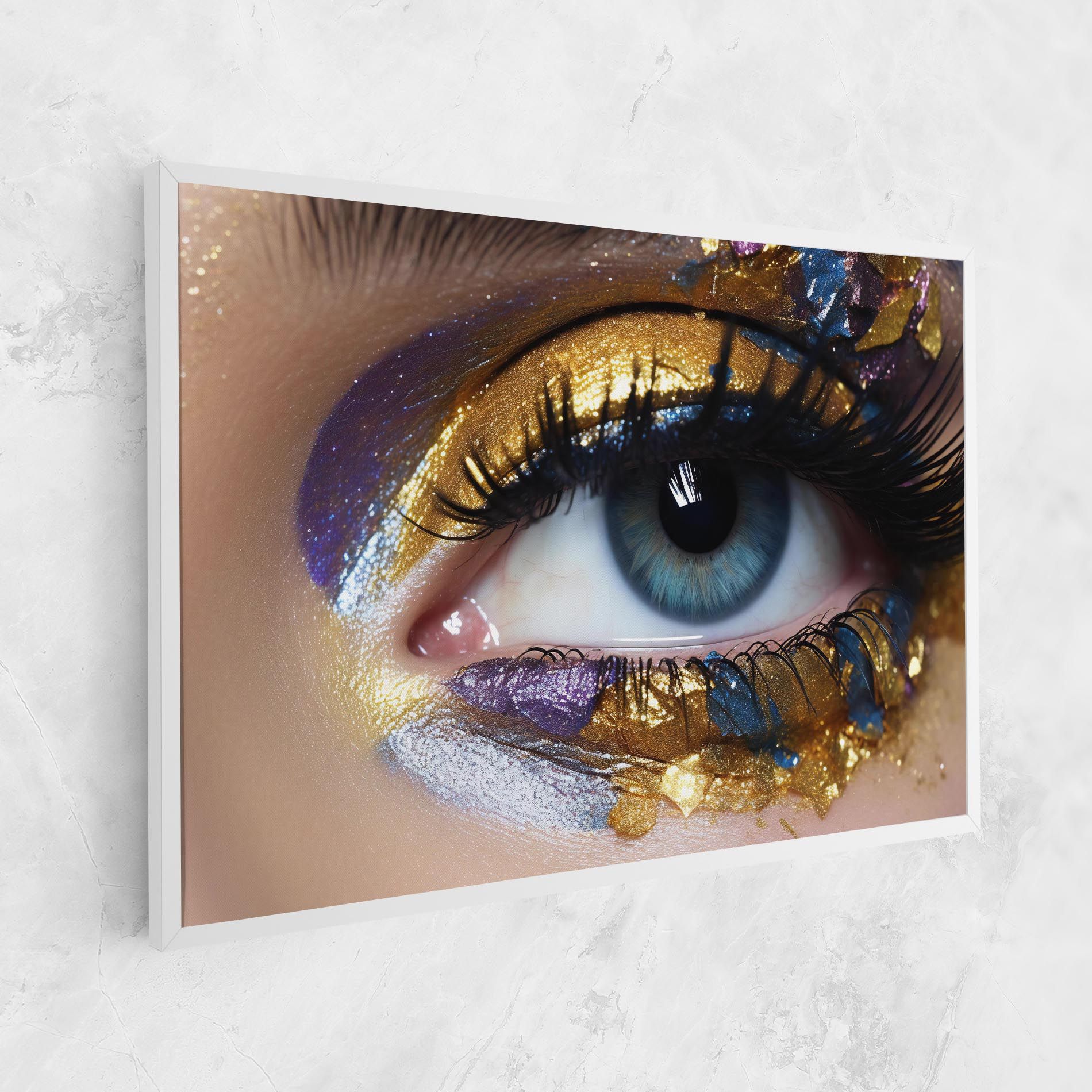 Golden Purple Make Up mockup 1