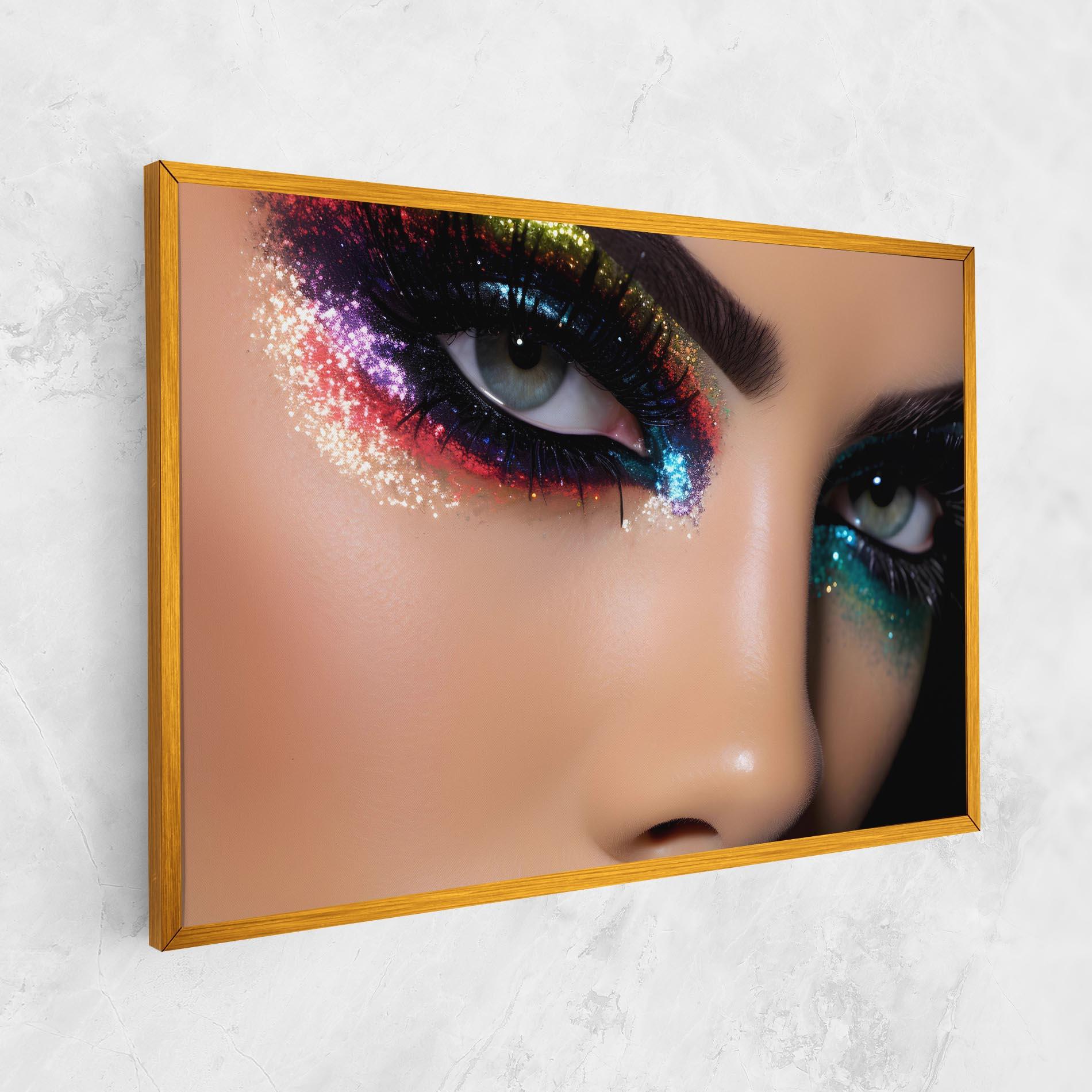 Leinwandbild Feminine Makeup Model mockup 1