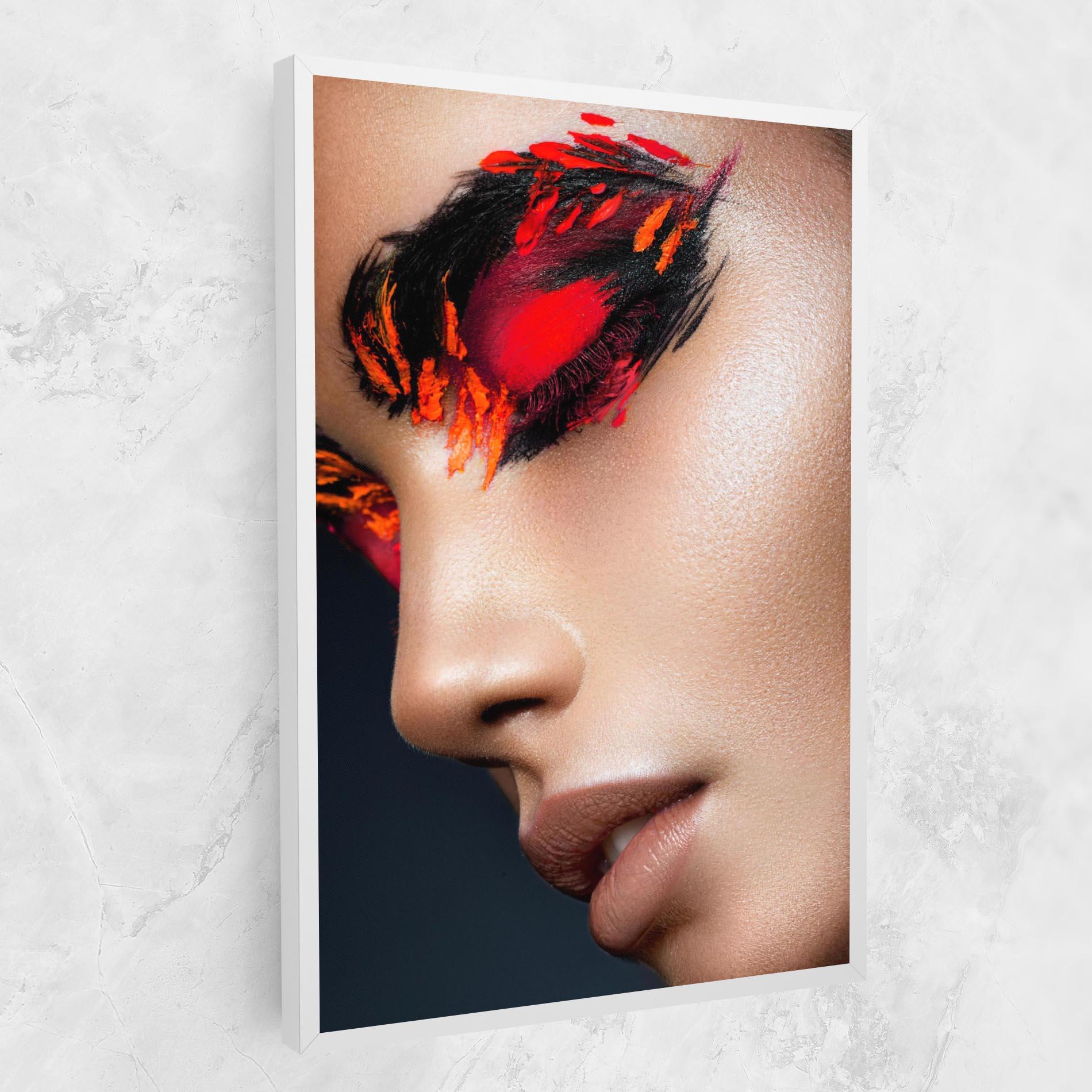 Leinwandbild Fire Make Up mockup 1