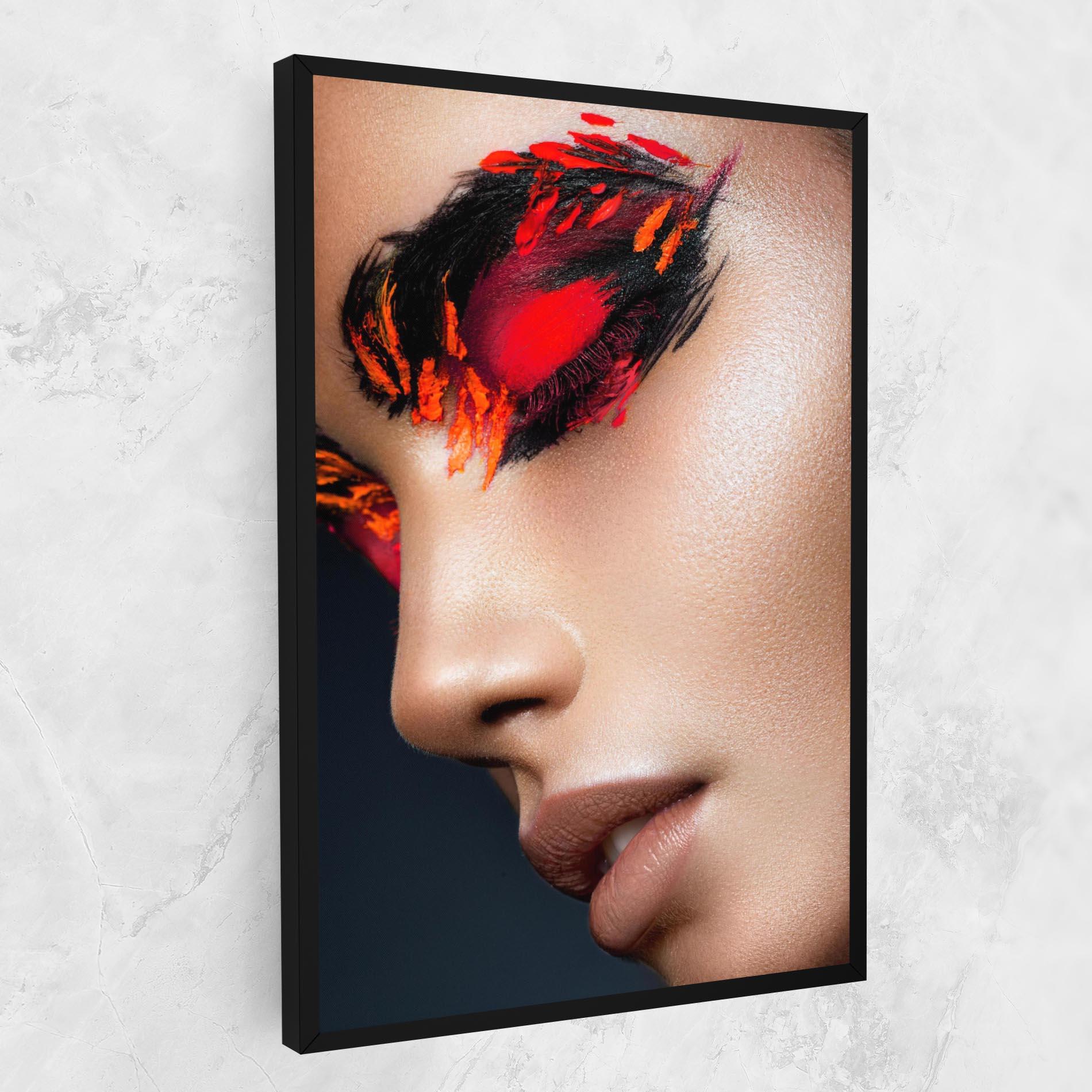 Leinwandbild Fire Make Up mockup 1