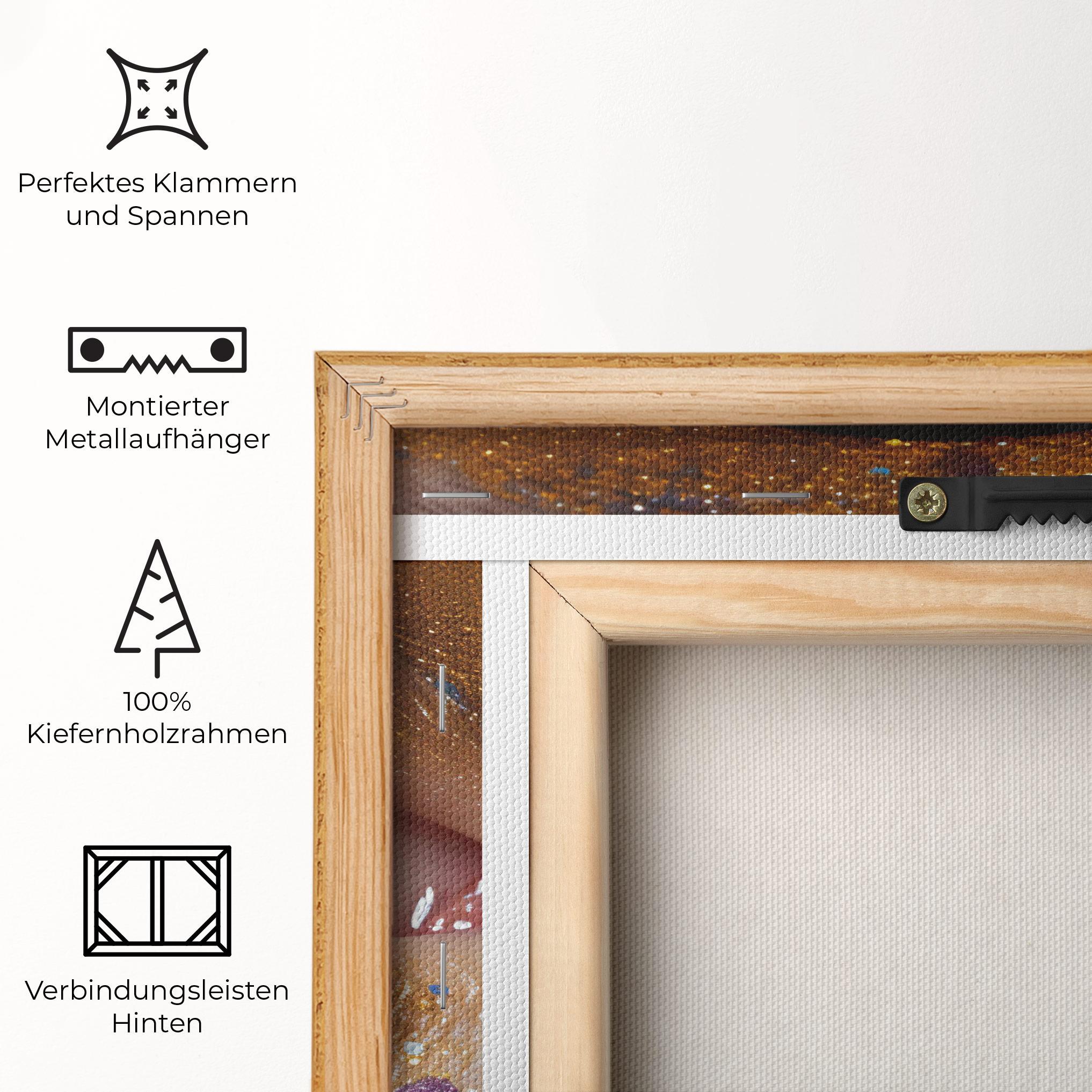 Leinwandbild Blue Eye Make Up mockup 5