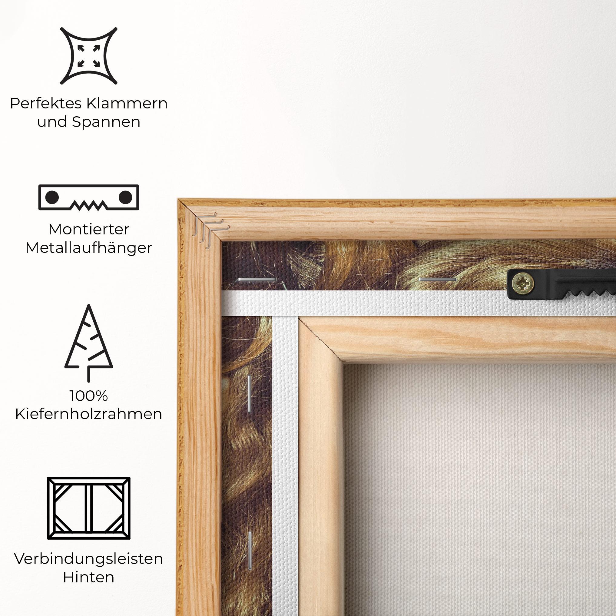 Leinwandbild False Feather Eyelashes mockup 5