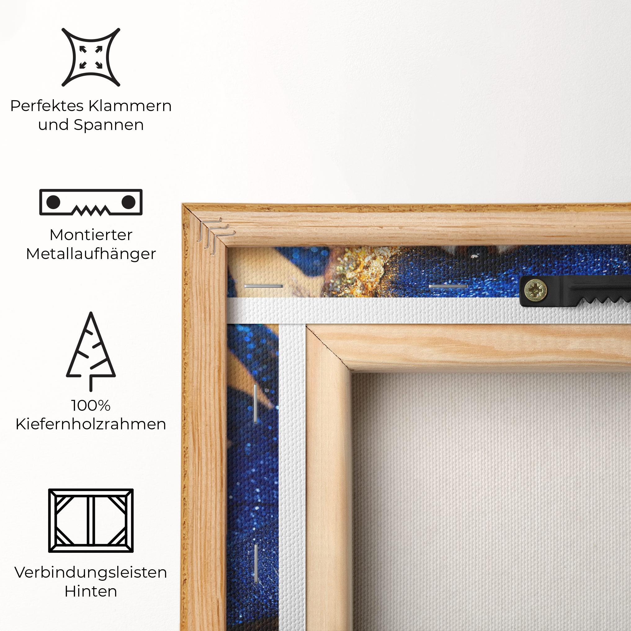 Leinwandbild Glue Gold Glitter mockup 5