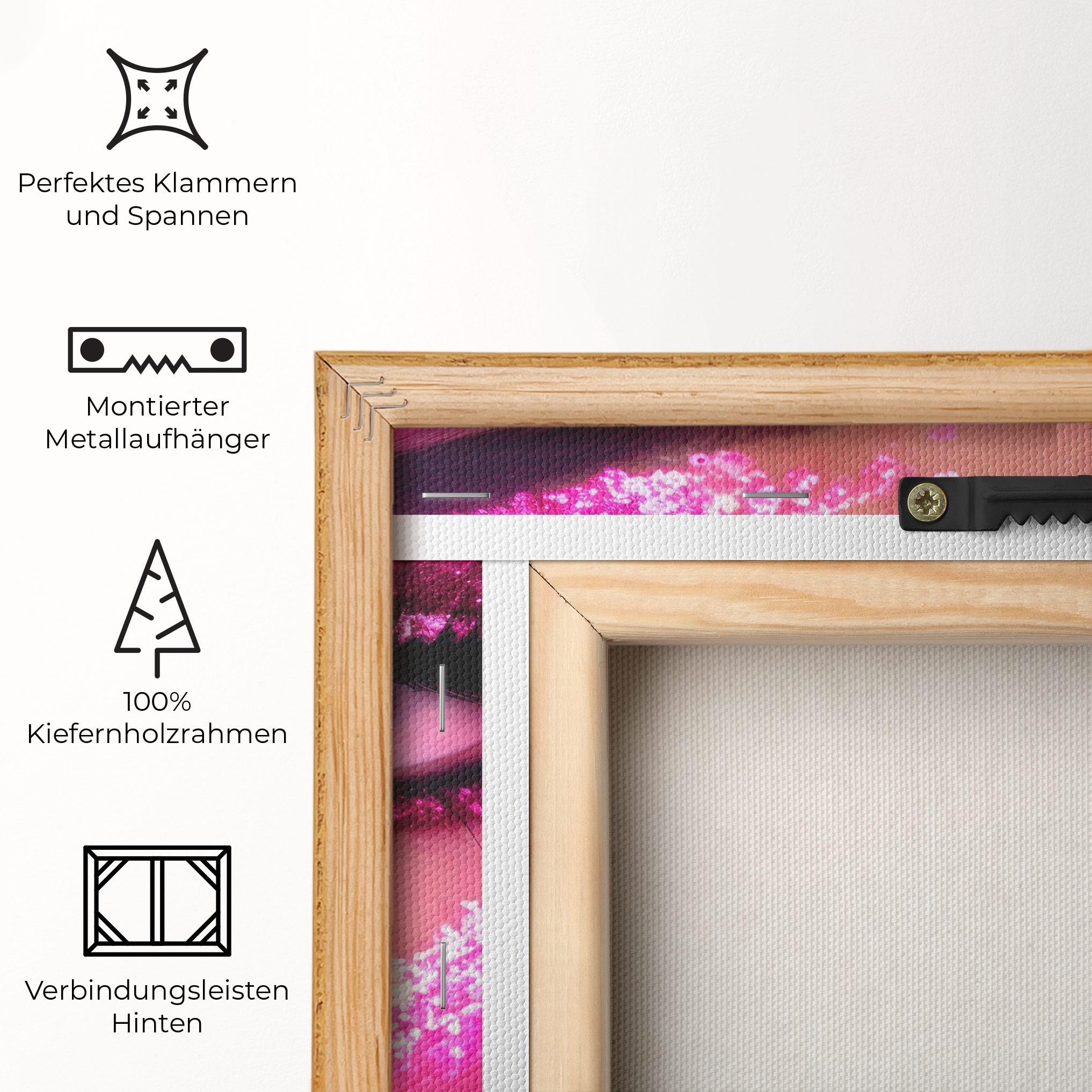 Leinwandbild Pink Glitter Makeup mockup 5