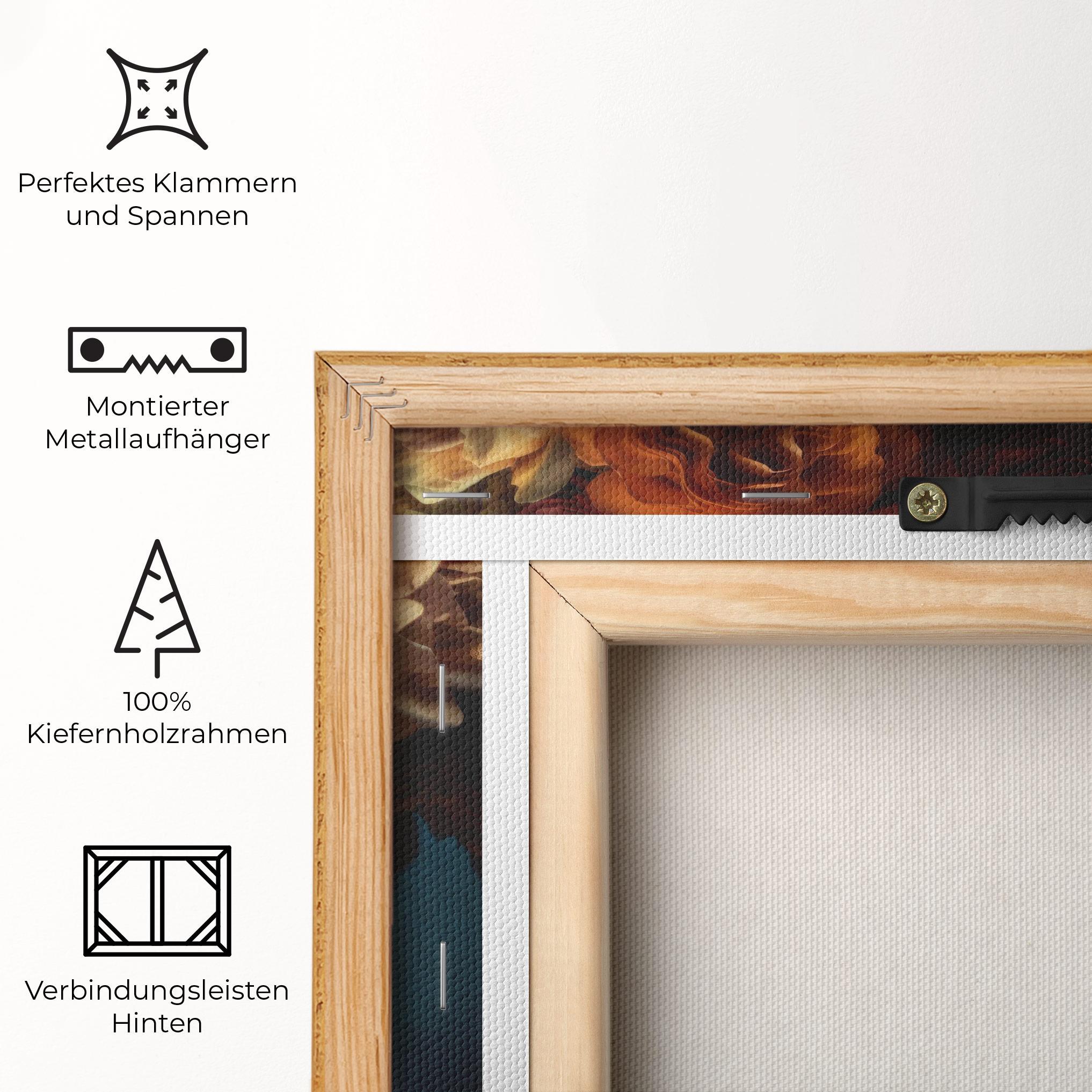 Leinwandbild Skull Makeup mockup 5