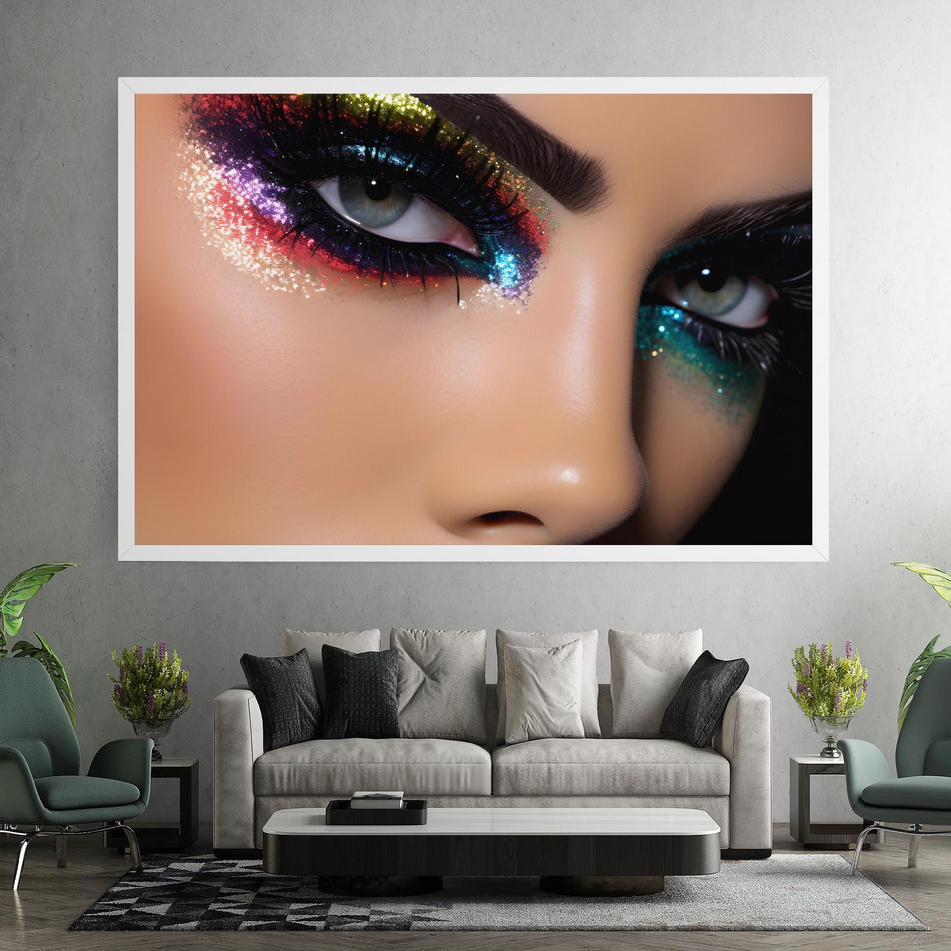 Leinwandbild Feminine Makeup Model mockup 7