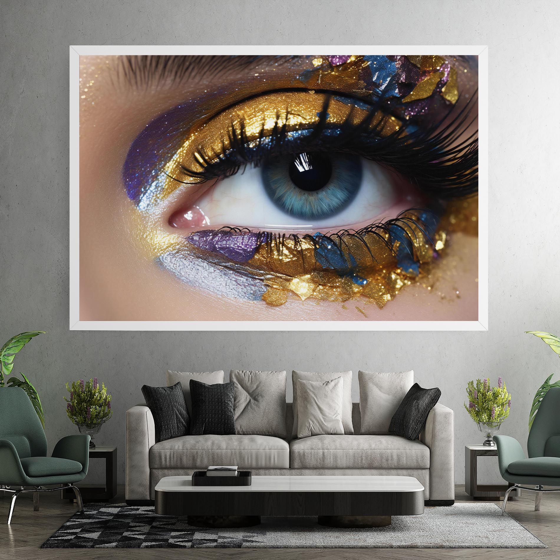 Golden Purple Make Up mockup 7