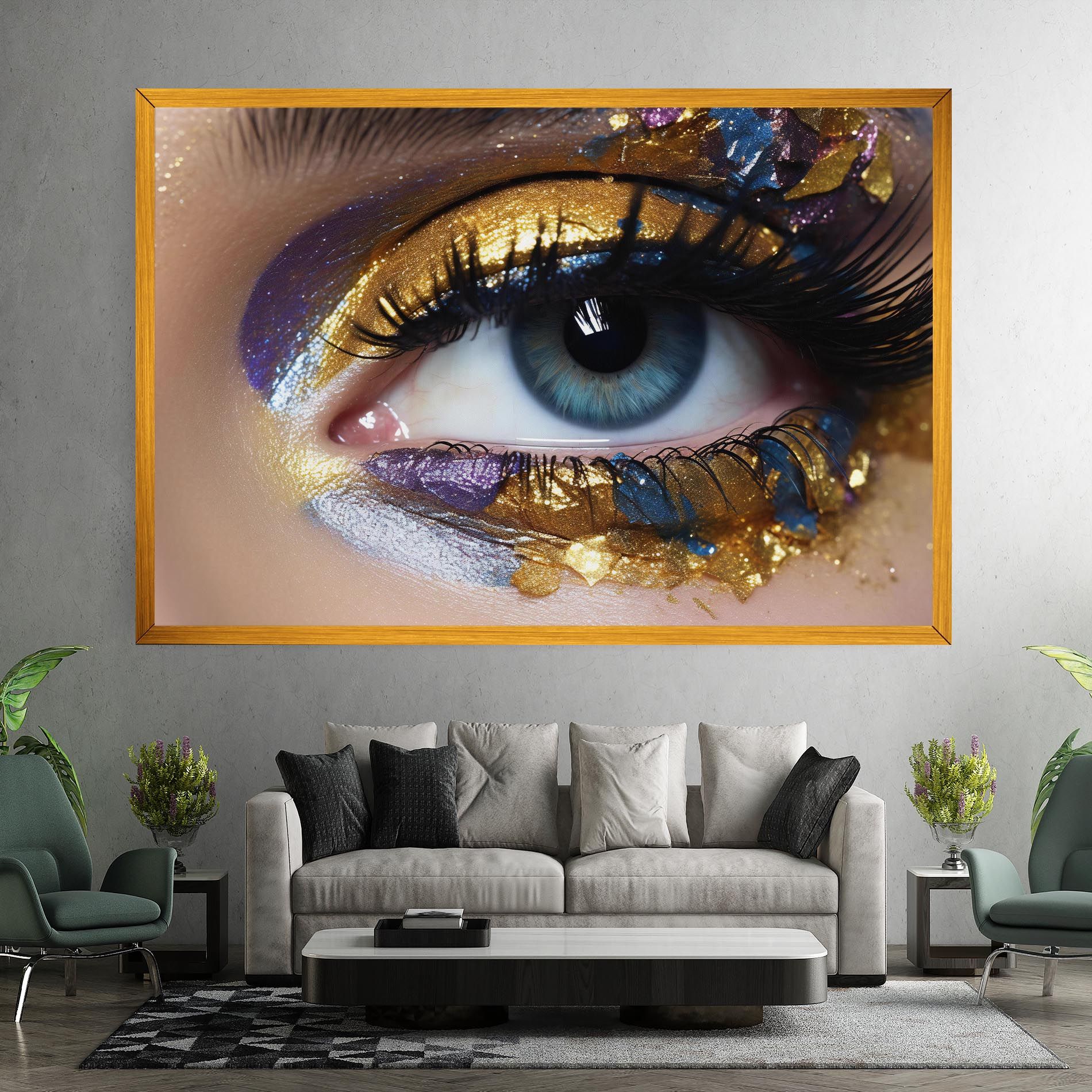 Golden Purple Make Up mockup 7