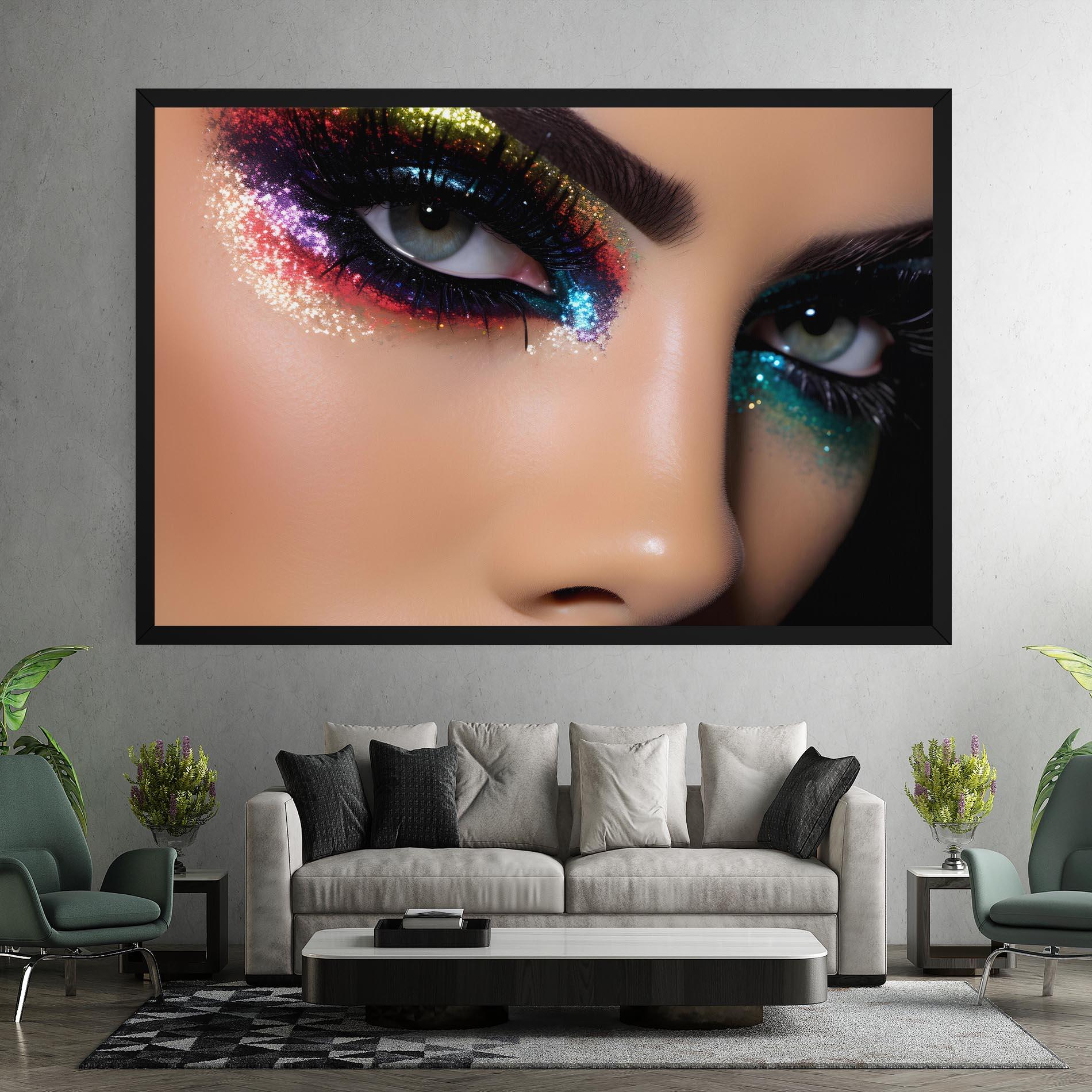 Leinwandbild Feminine Makeup Model mockup 7