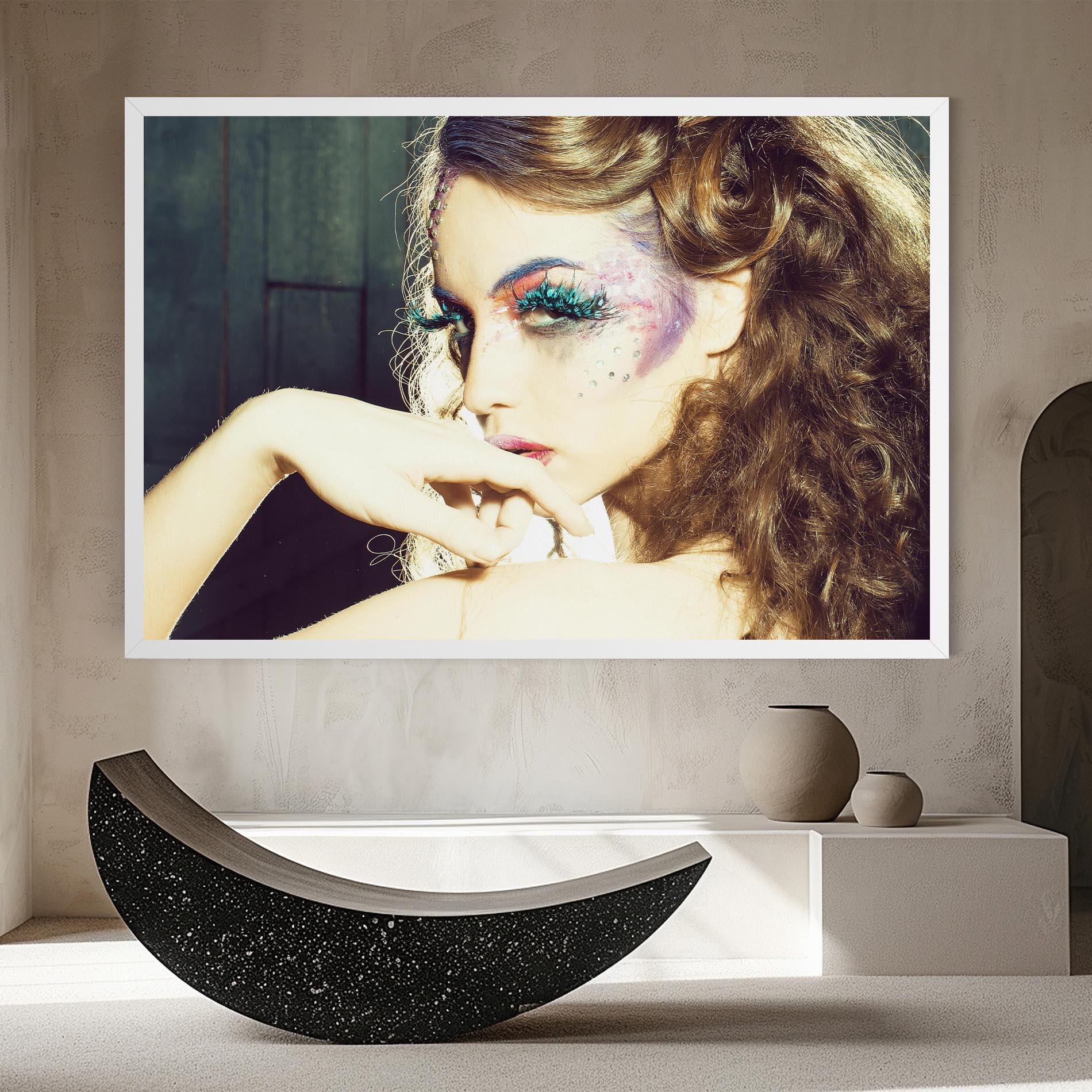 Leinwandbild False Feather Eyelashes mockup 8