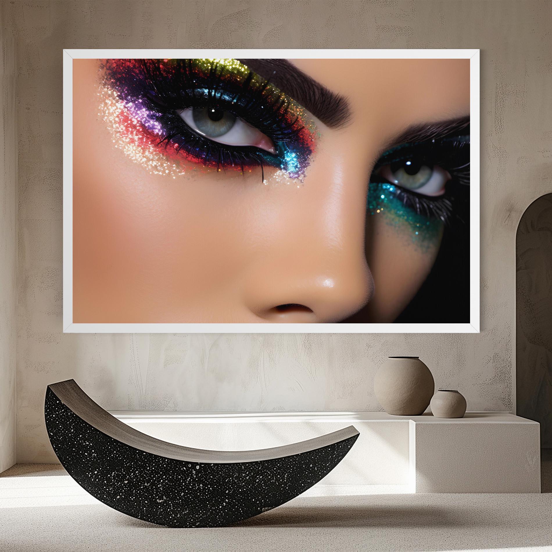 Leinwandbild Feminine Makeup Model mockup 8