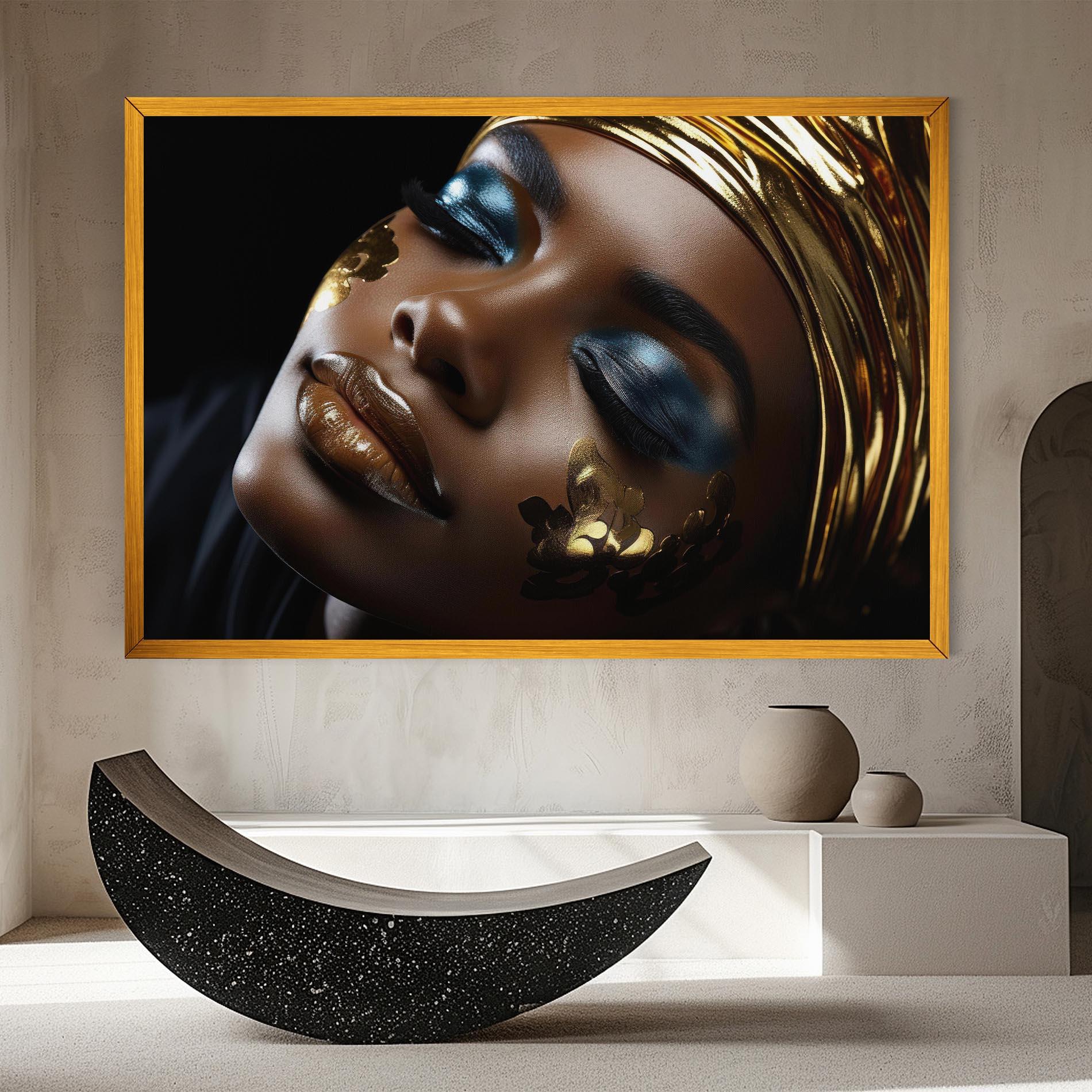 Leinwandbild Dark Blue Makeup mockup 8