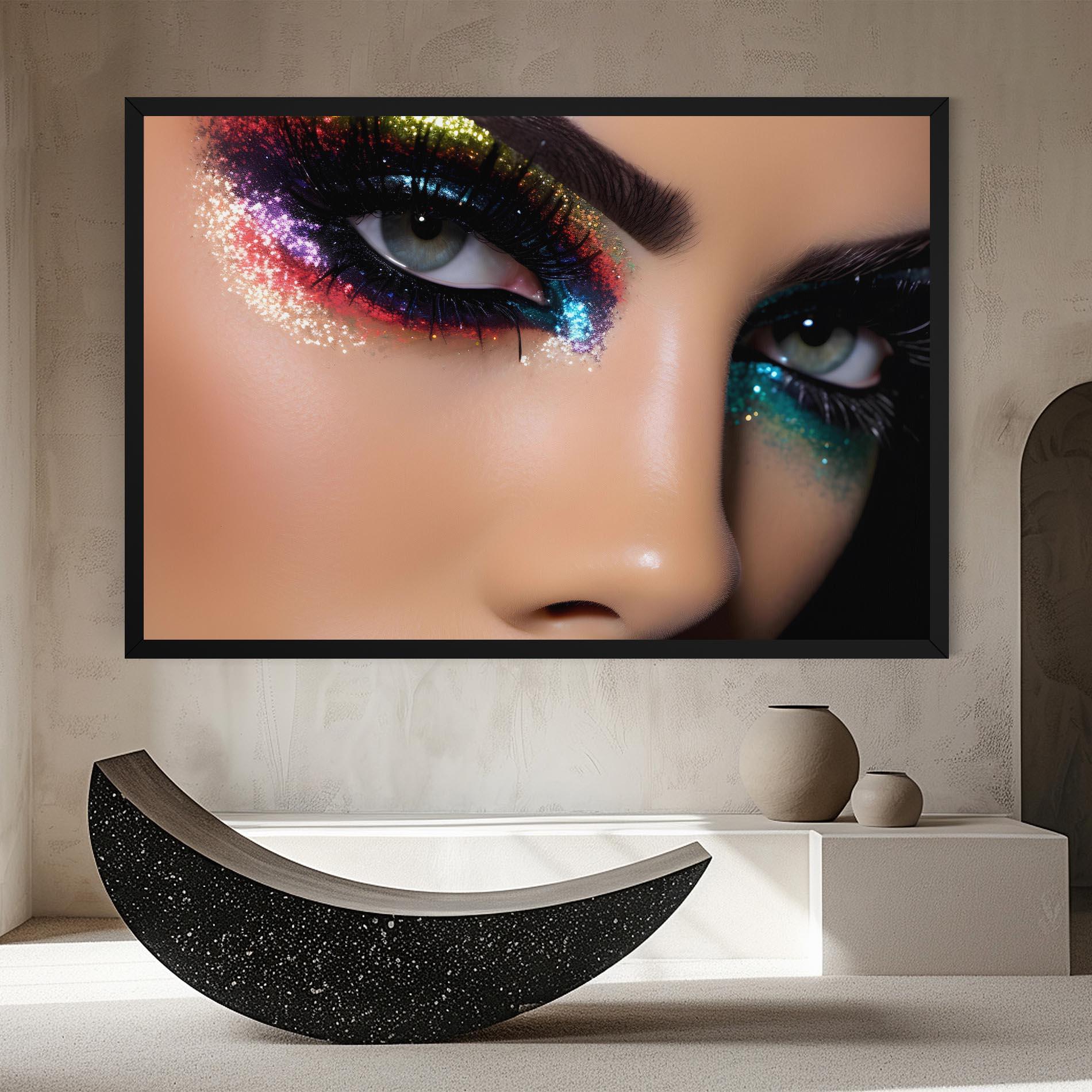 Leinwandbild Feminine Makeup Model mockup 8