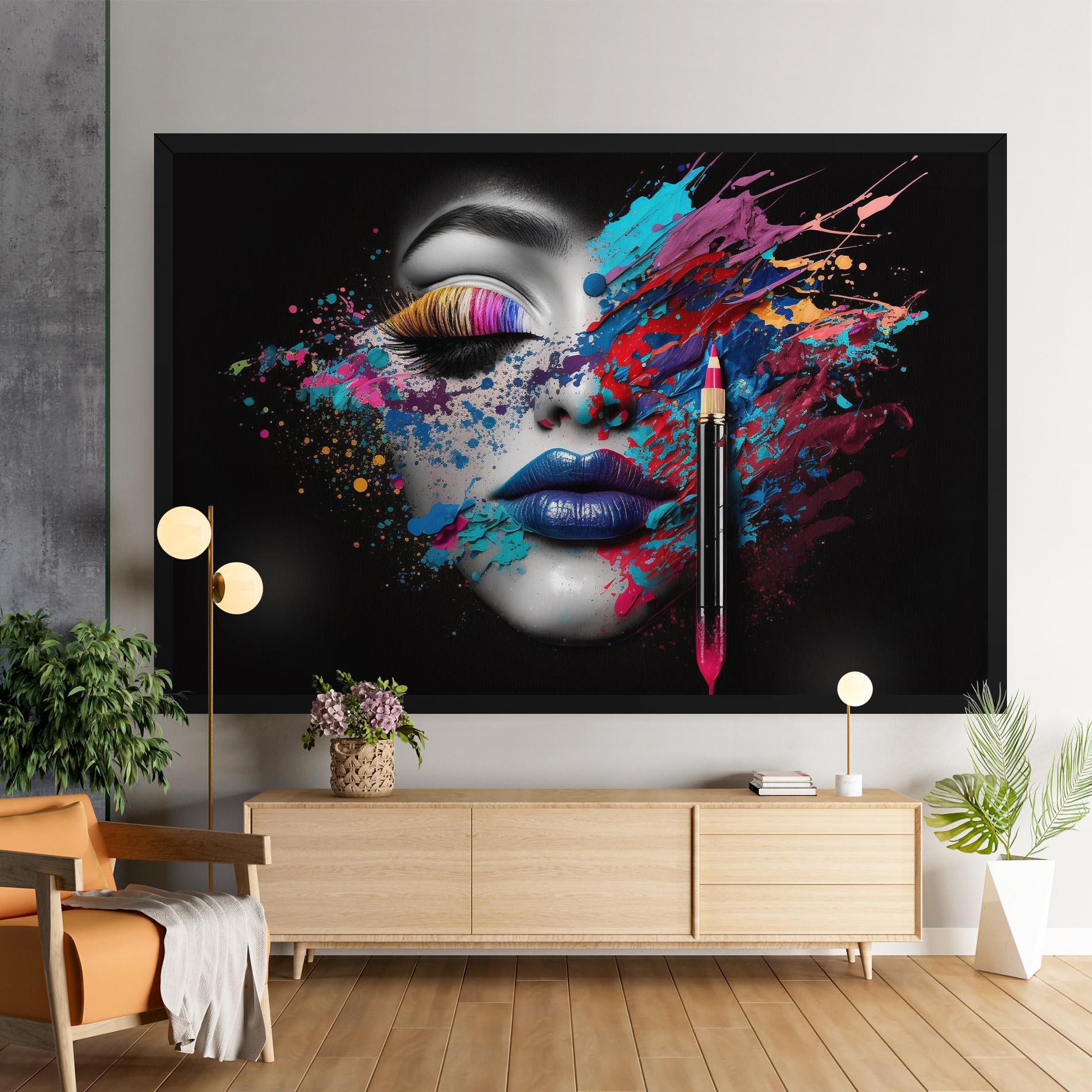 Leinwandbild Cosmetology Concept mockup 9