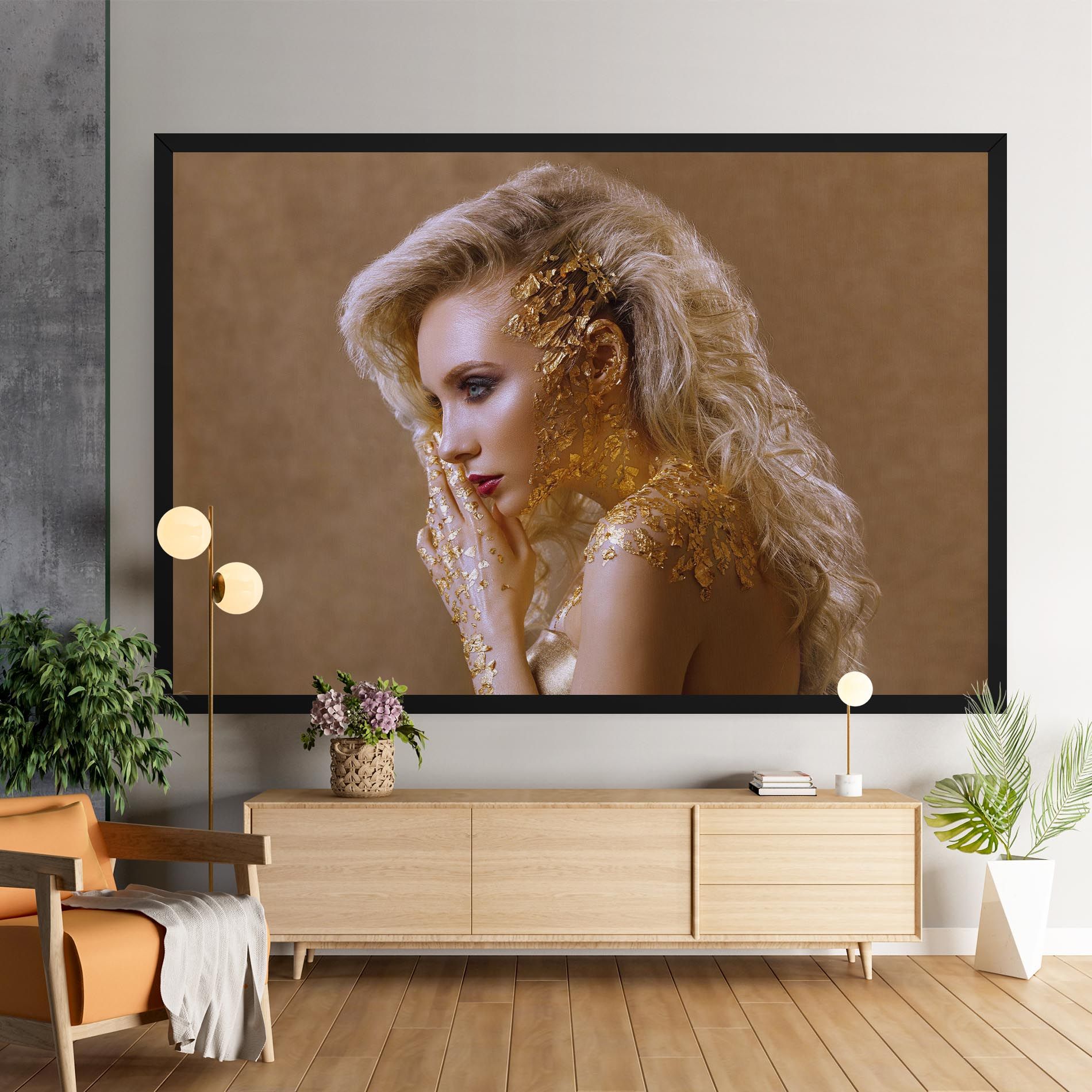 Gold Paper Makeup mockup 9