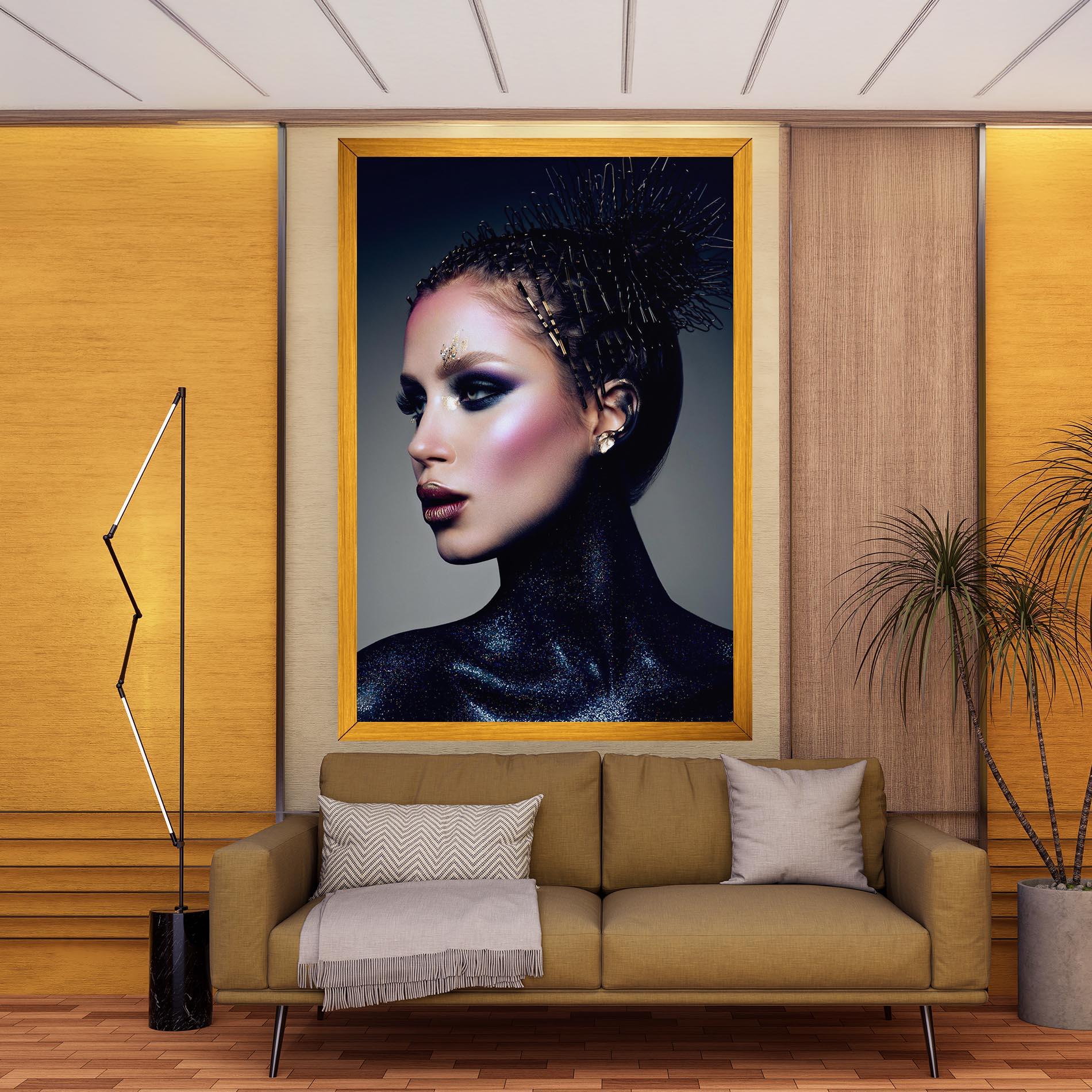 Leinwandbild Galaxy Neck mockup 9