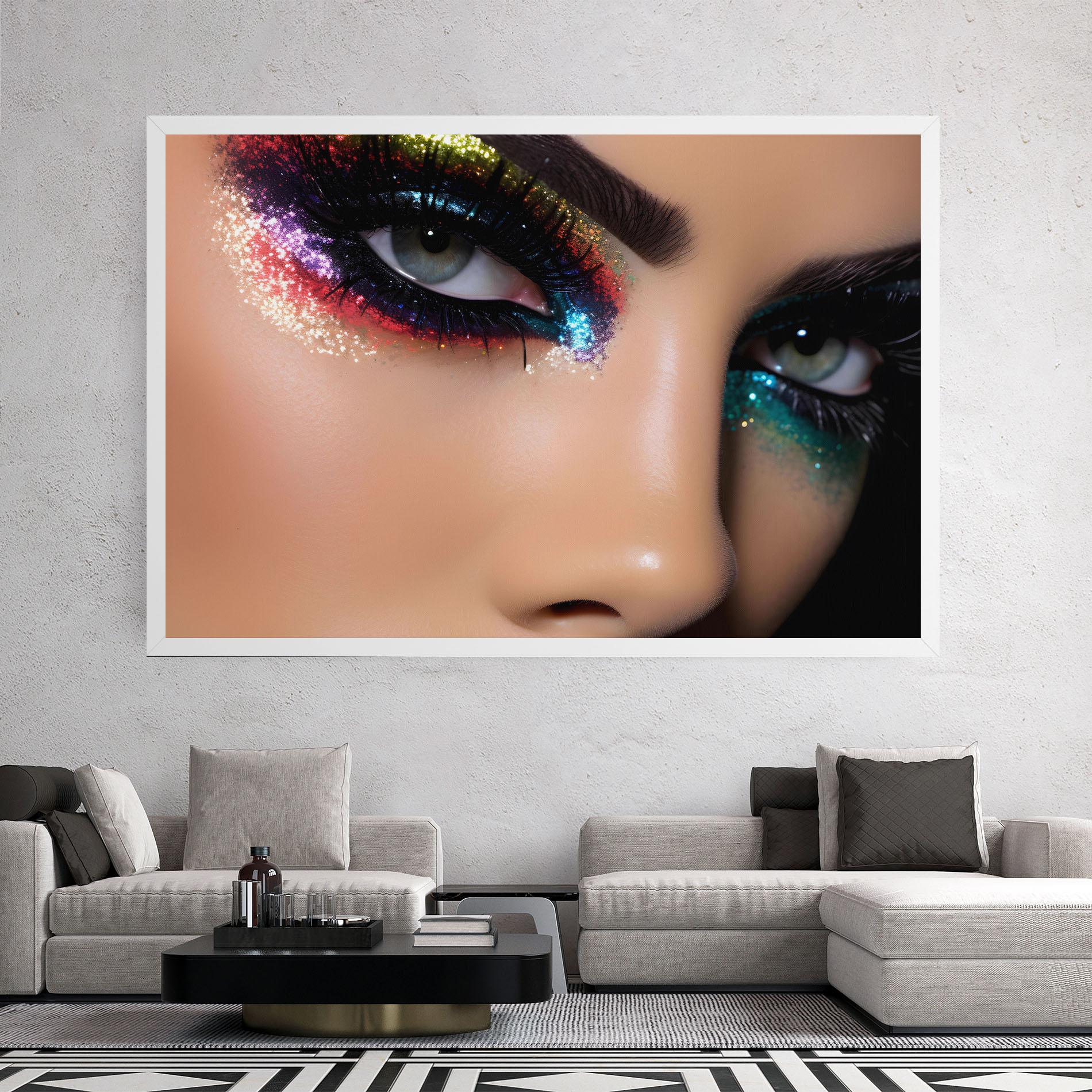 Leinwandbild Feminine Makeup Model mockup 2
