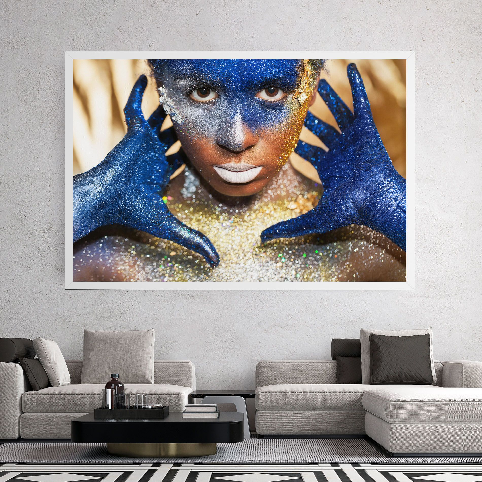 Glue Gold Glitter mockup 2