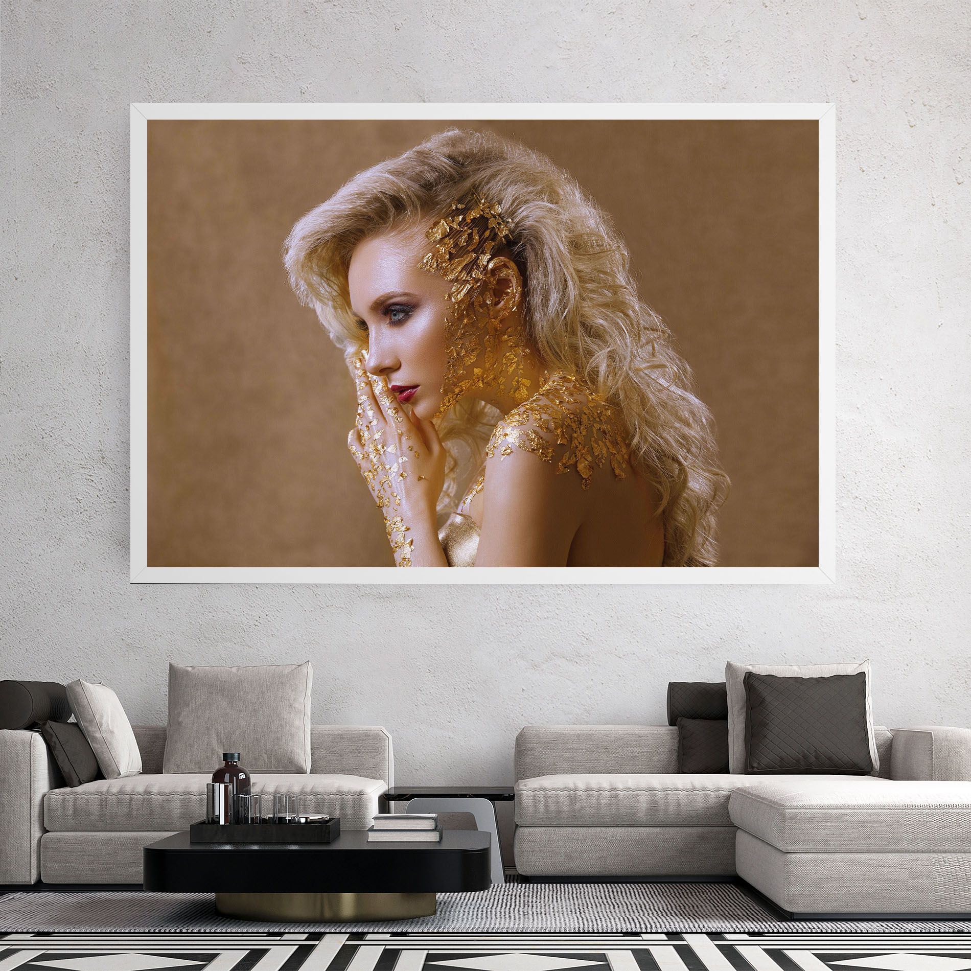 Gold Paper Makeup mockup 2