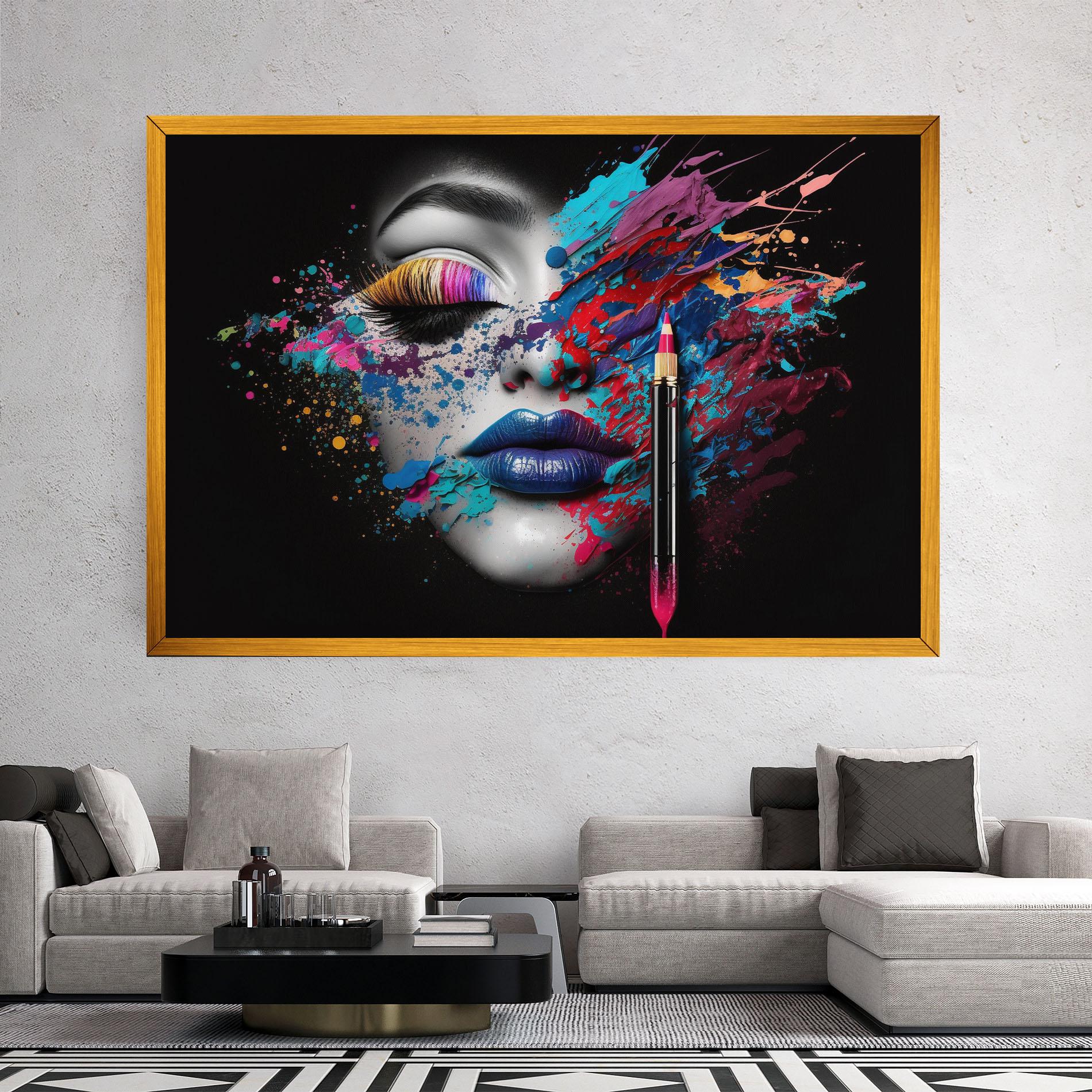 Leinwandbild Cosmetology Concept mockup 2