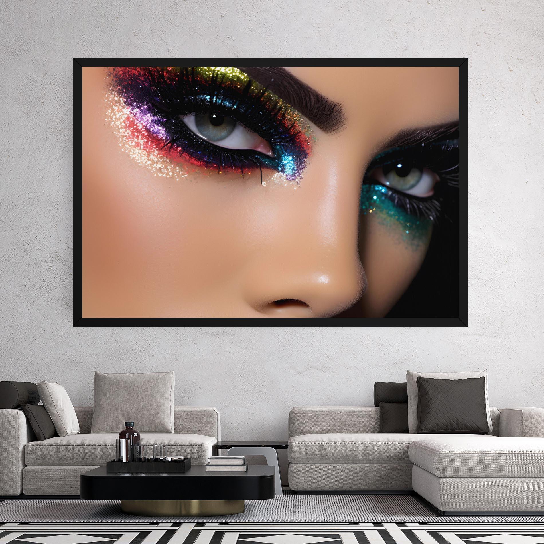 Leinwandbild Feminine Makeup Model mockup 2