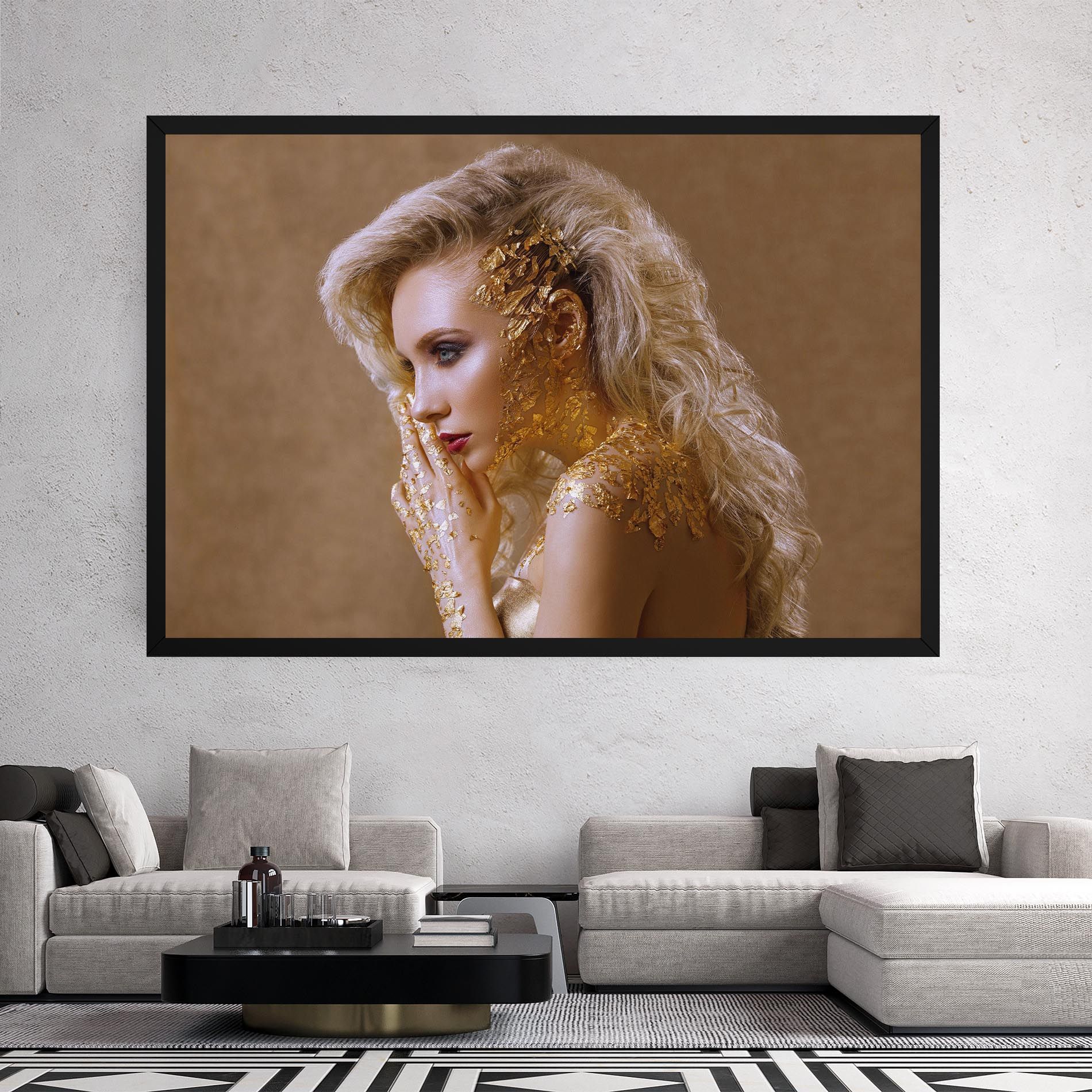 Gold Paper Makeup mockup 2