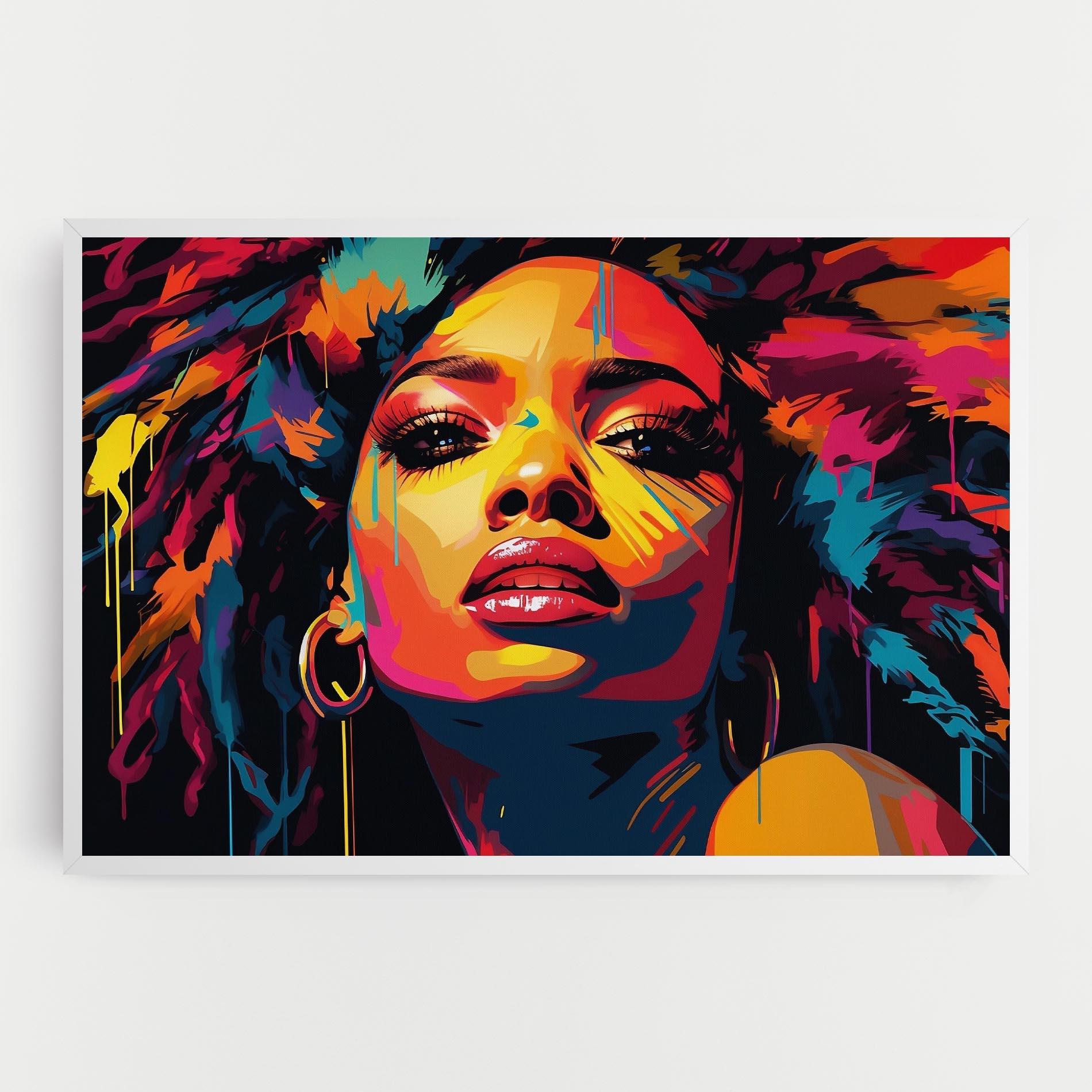 Leinwandbild Beautiful African Art mockup 0