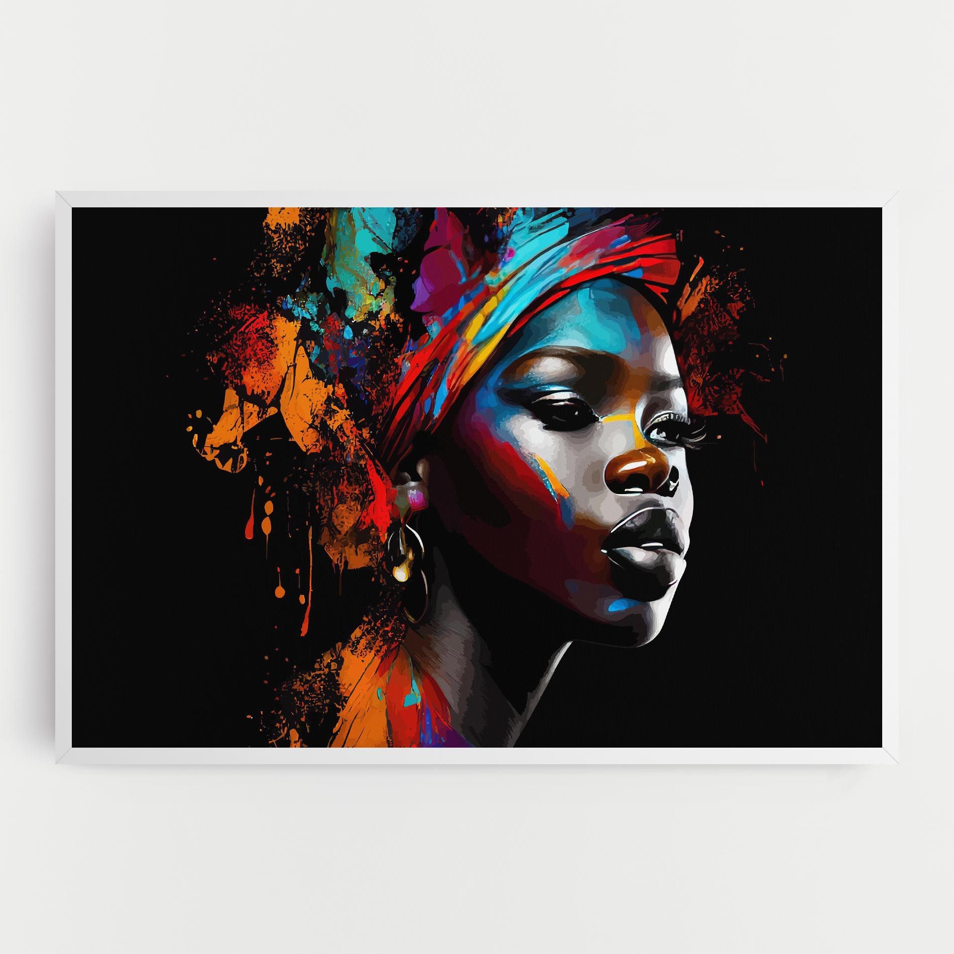 Pretty African Art Splash mockup 0