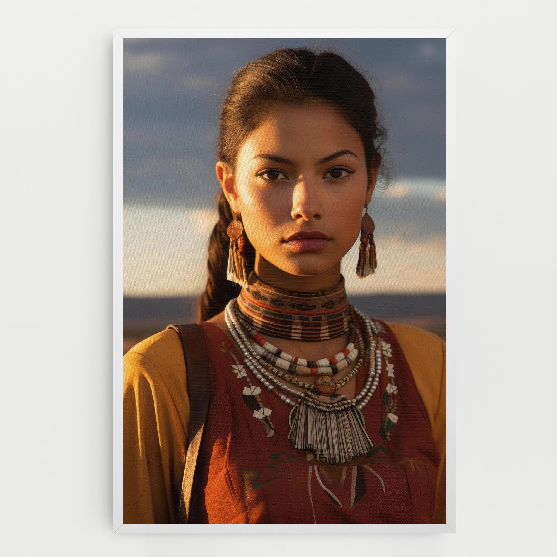 Leinwandbild Native American Desert mockup 0