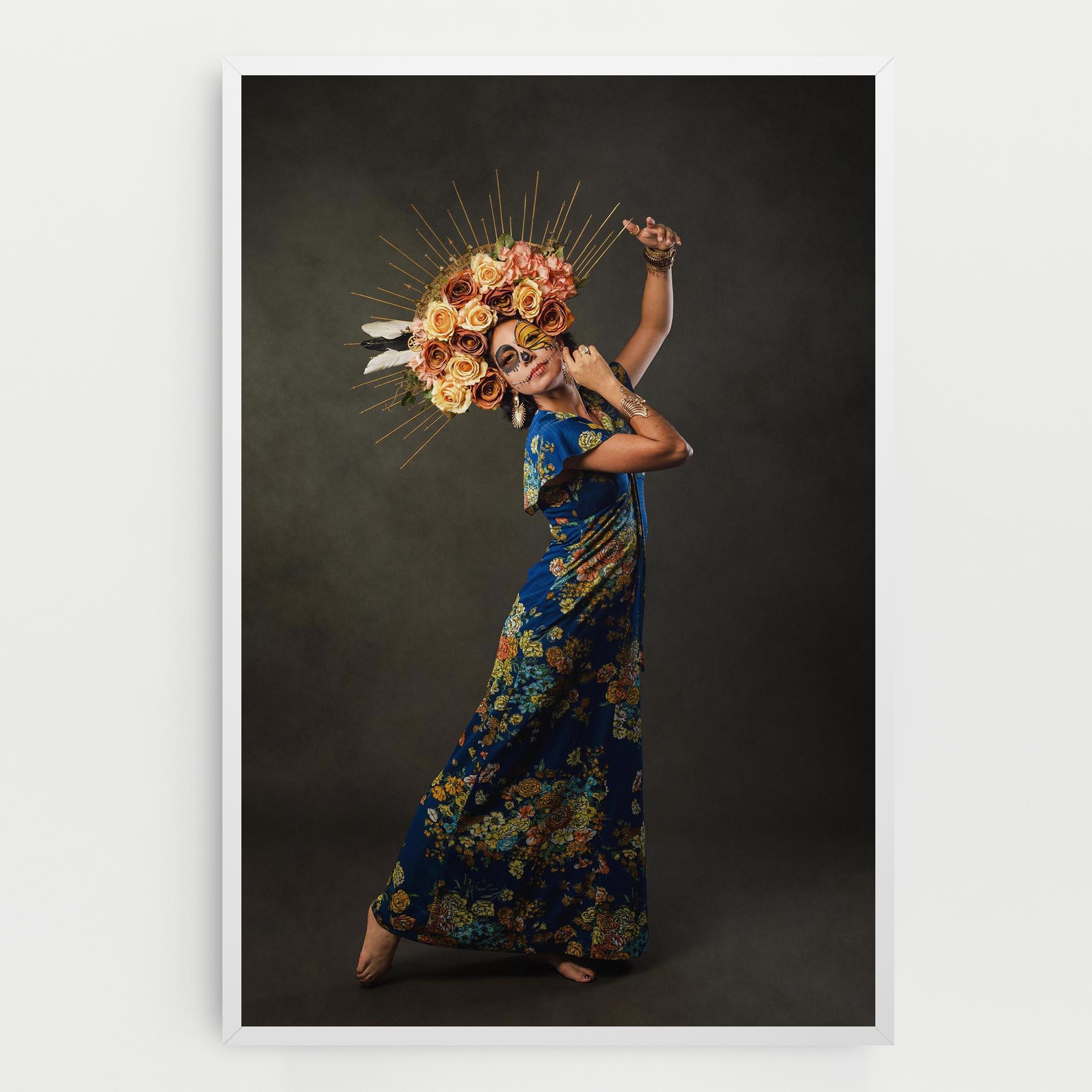 Leinwandbild Sugar Skull Face mockup 0